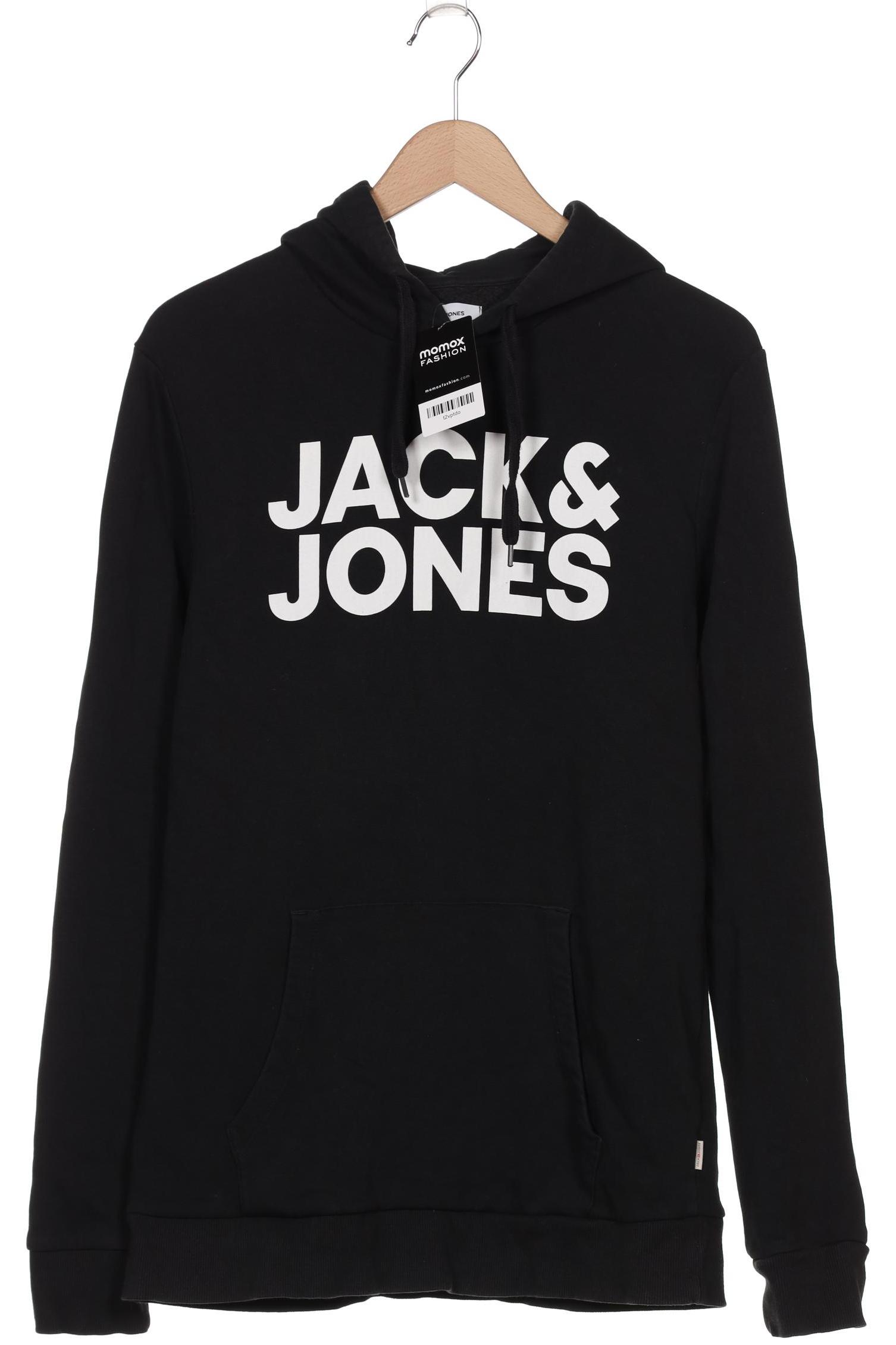 

Jack & Jones Herren Kapuzenpullover, schwarz, Gr. 52