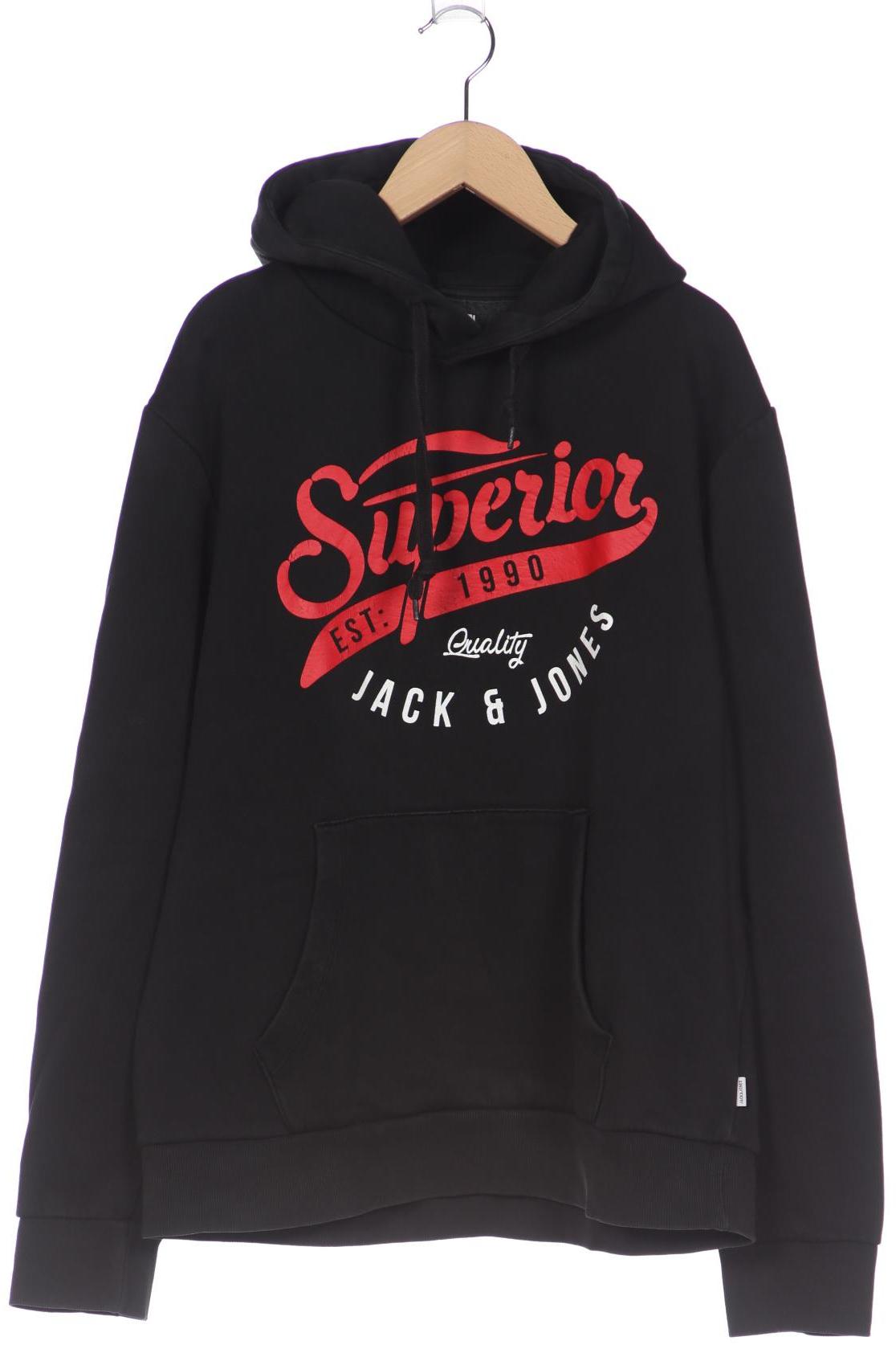 

JACK & JONES Herren Kapuzenpullover, schwarz