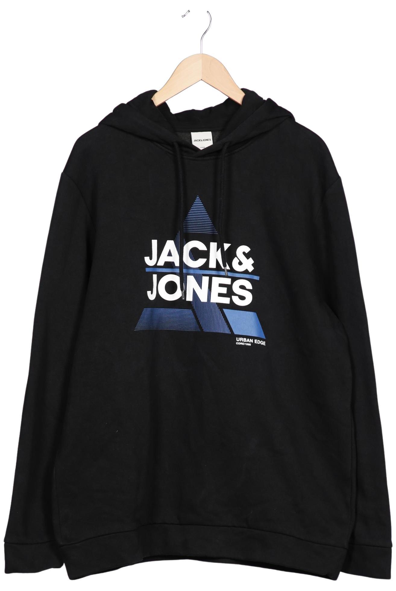 

Jack & Jones Herren Kapuzenpullover, schwarz, Gr. 56