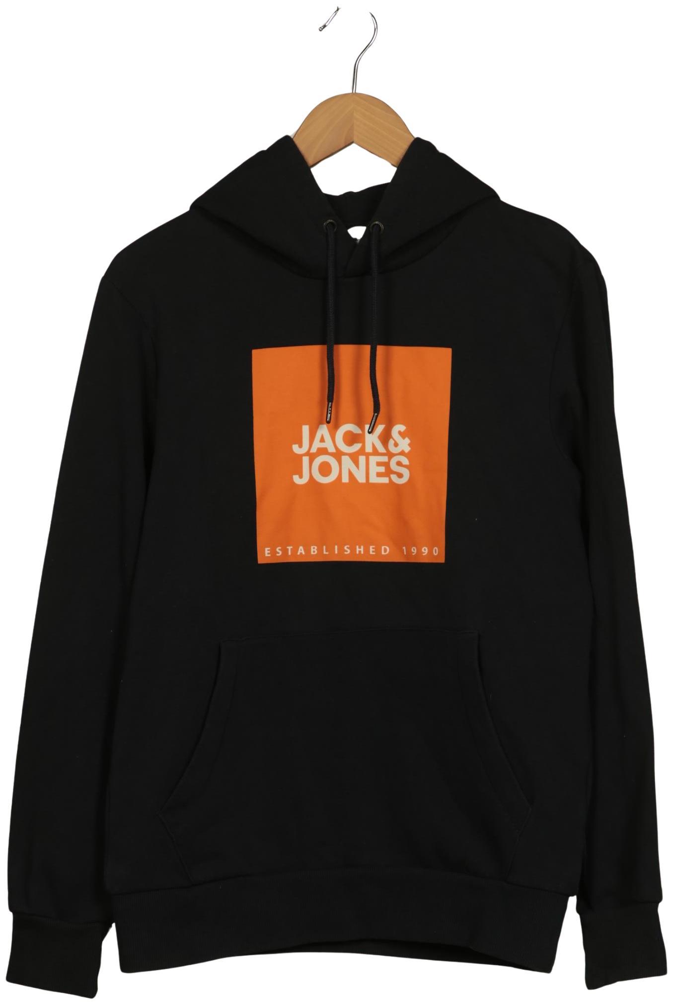

Jack & Jones Herren Kapuzenpullover, schwarz, Gr. 48