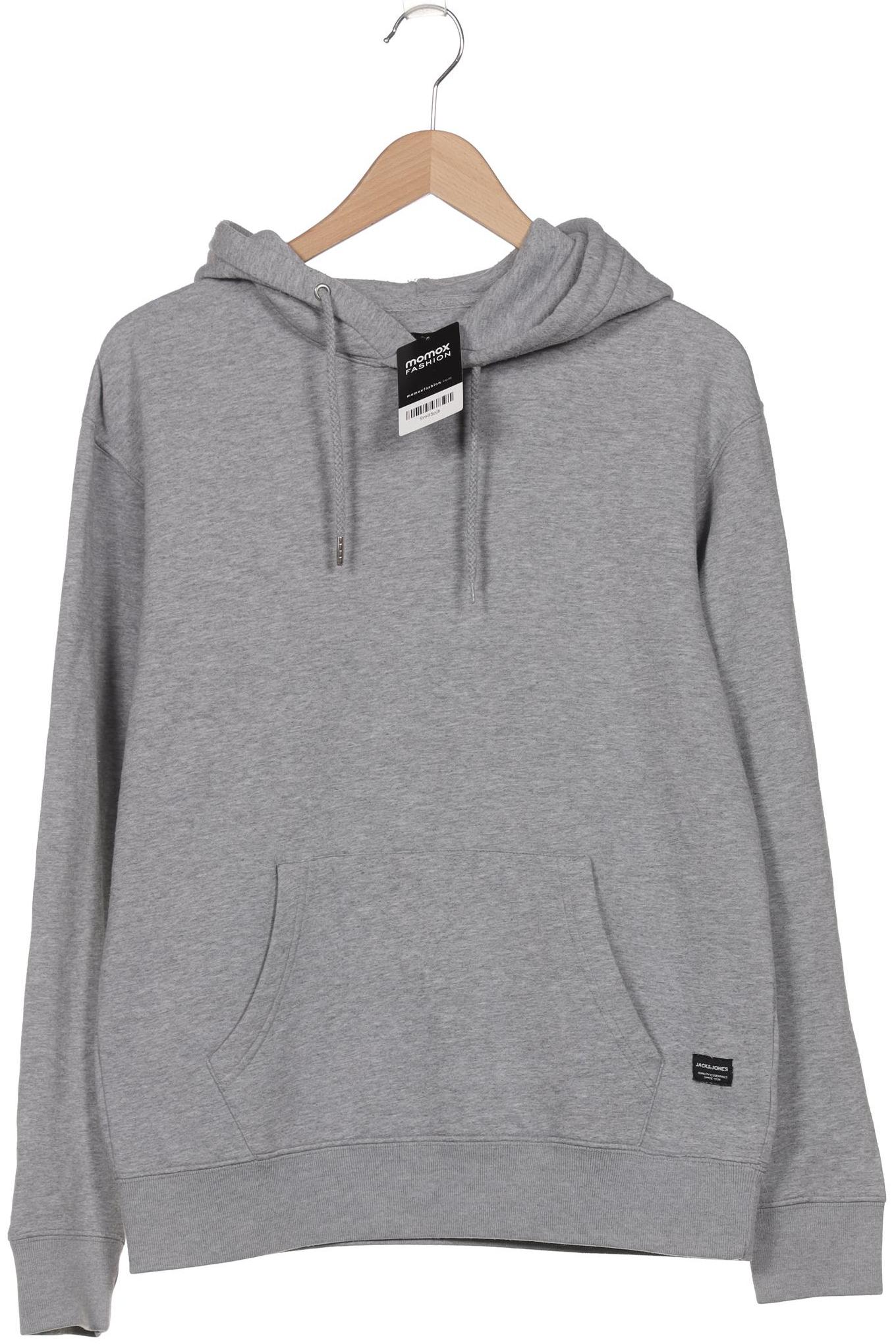 

Jack & Jones Herren Kapuzenpullover, grau, Gr. 46