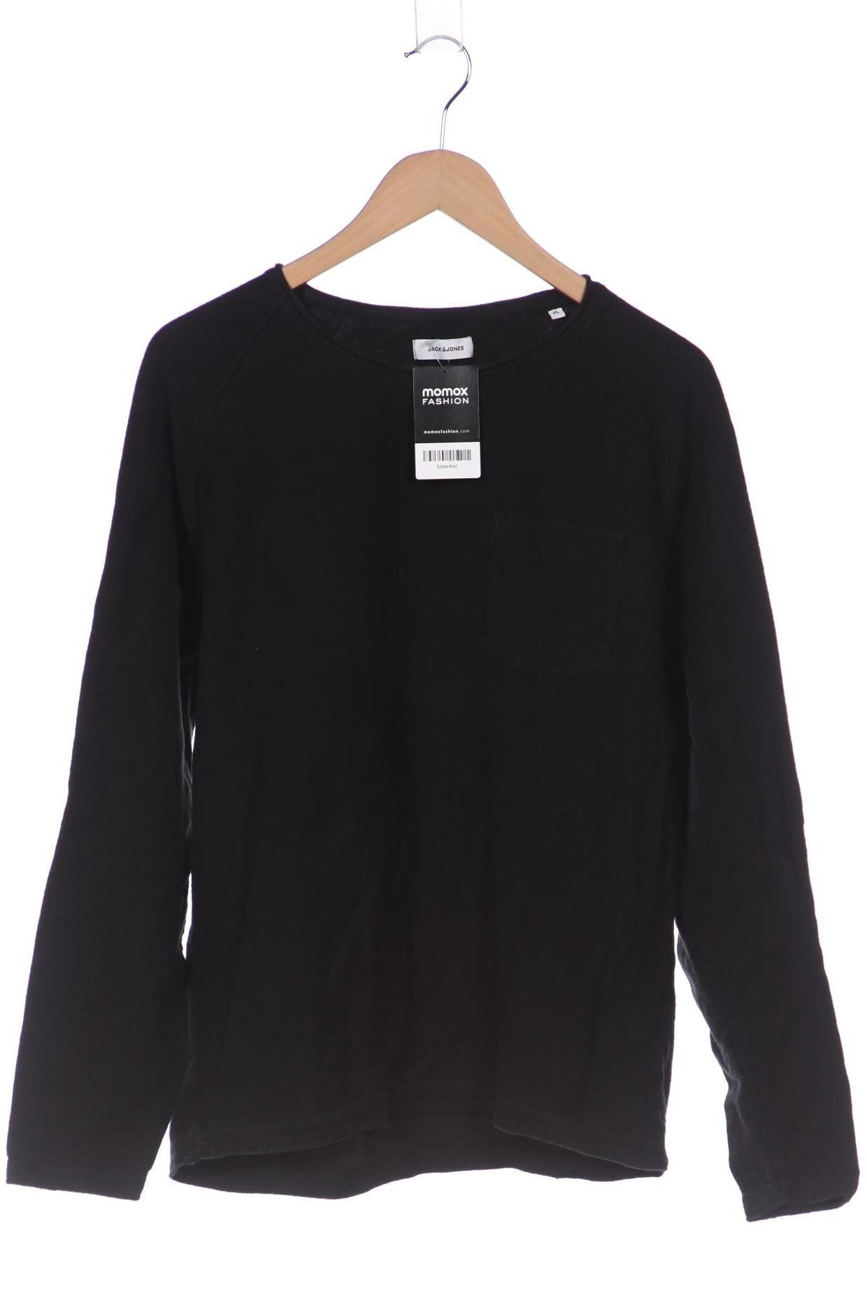 

JACK & JONES Herren Langarmshirt, schwarz