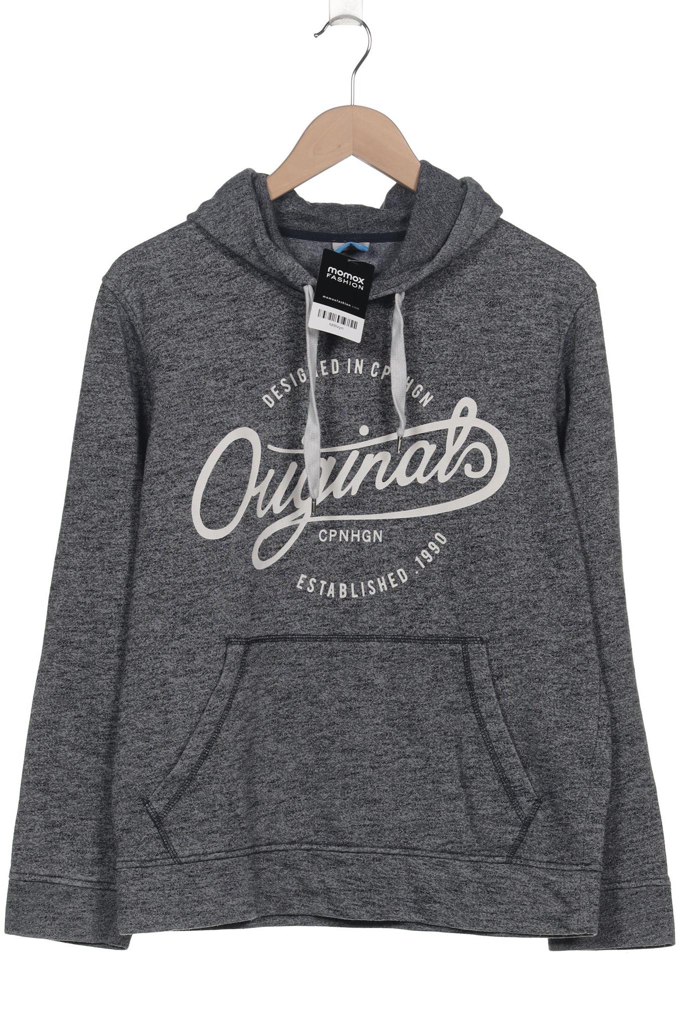 

Jack & Jones Herren Kapuzenpullover, grau, Gr. 48