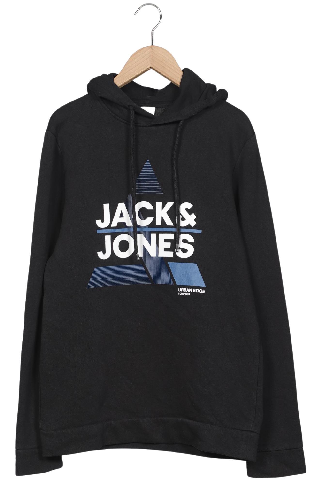 

Jack & Jones Herren Kapuzenpullover, schwarz, Gr. 44