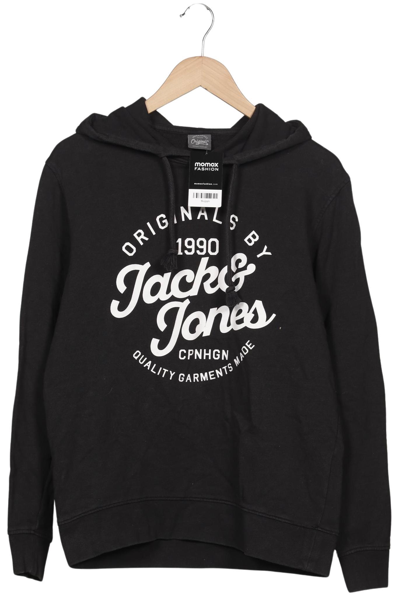 

Jack & Jones Herren Kapuzenpullover, schwarz, Gr. 48