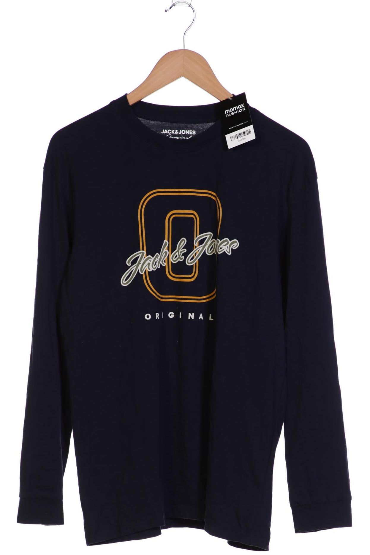 

Jack & Jones Herren Langarmshirt, marineblau