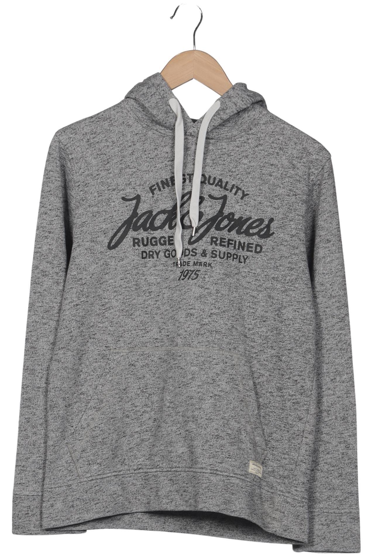 

Jack & Jones Herren Kapuzenpullover, grau, Gr. 46