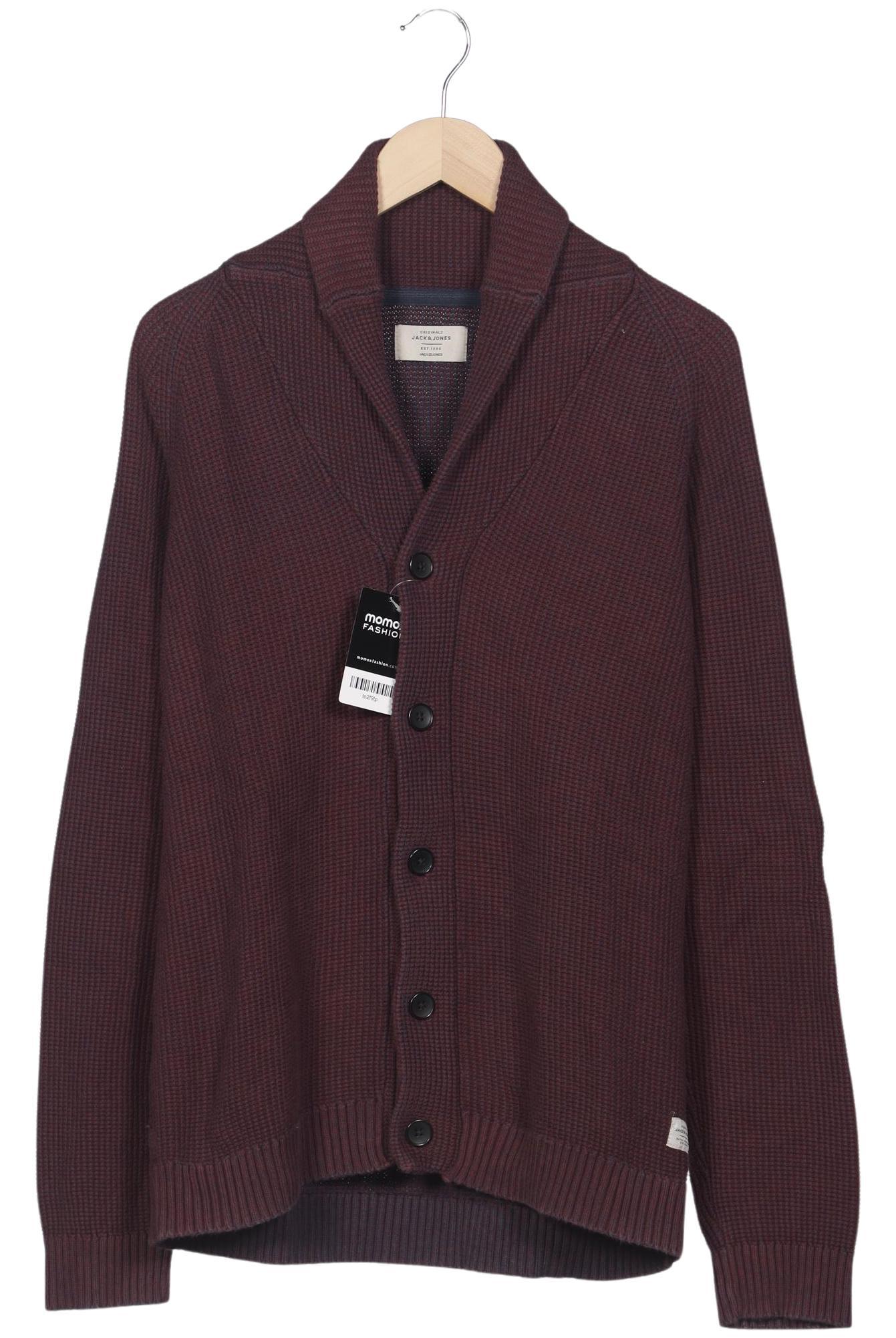 

Jack & Jones Herren Strickjacke, bordeaux, Gr. 54