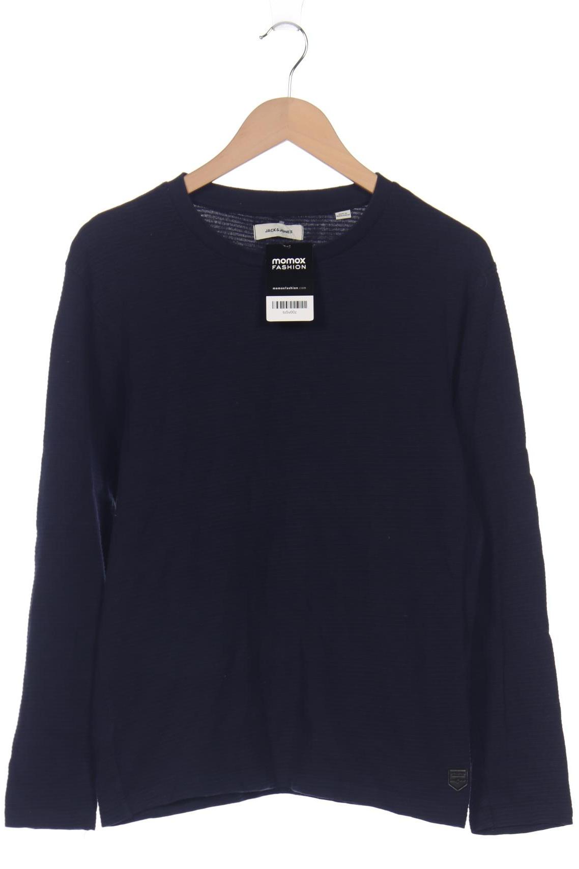 

JACK & JONES Herren Langarmshirt, marineblau