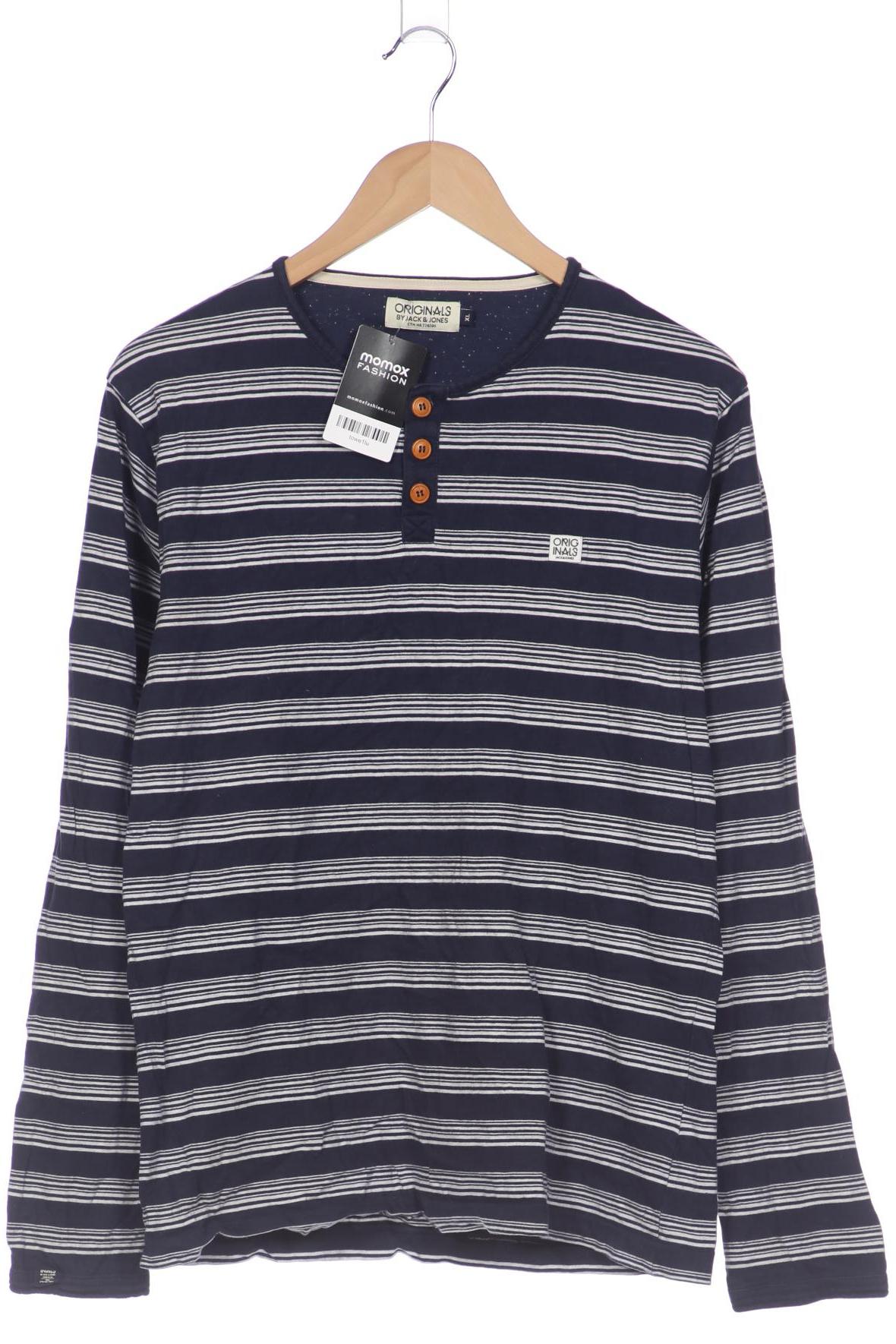 

Jack & Jones Herren Langarmshirt, marineblau, Gr. 54