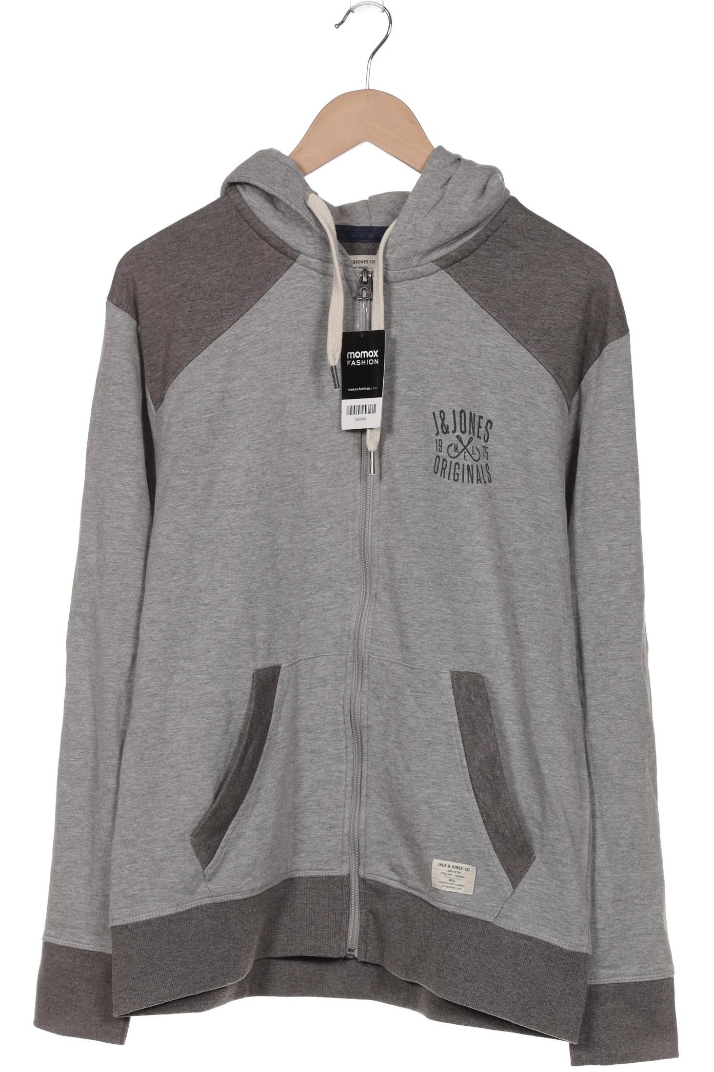 

Jack & Jones Herren Kapuzenpullover, grau, Gr. 54