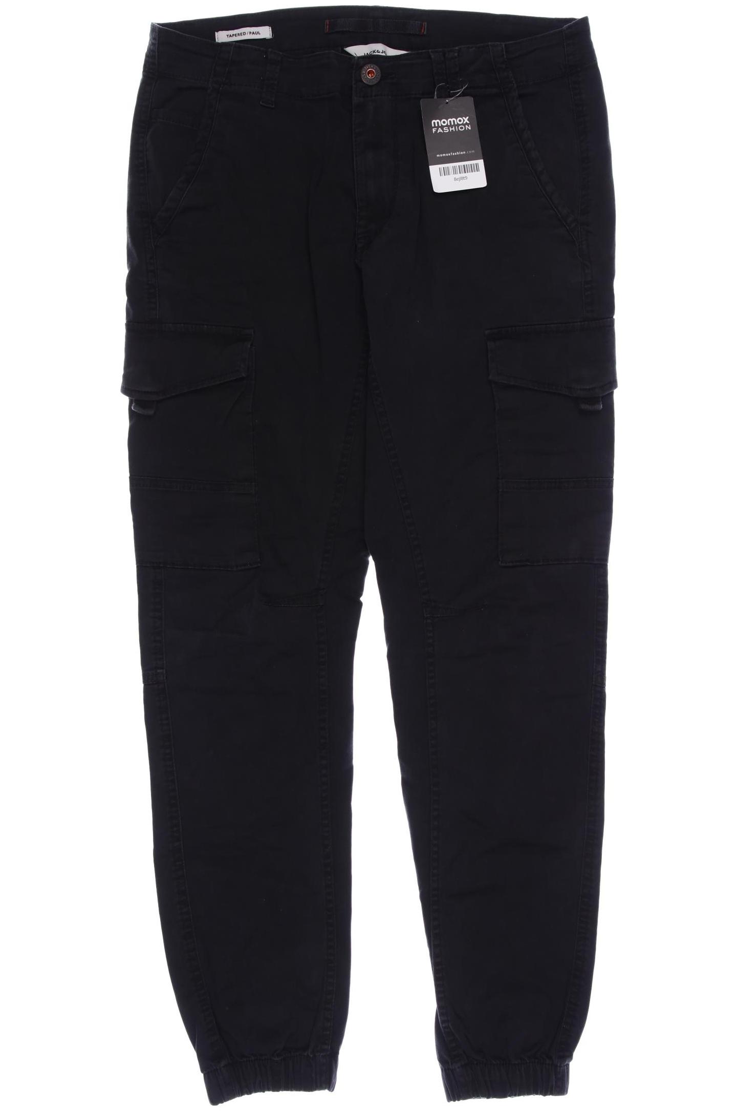 

Jack & Jones Herren Stoffhose, schwarz, Gr. 30
