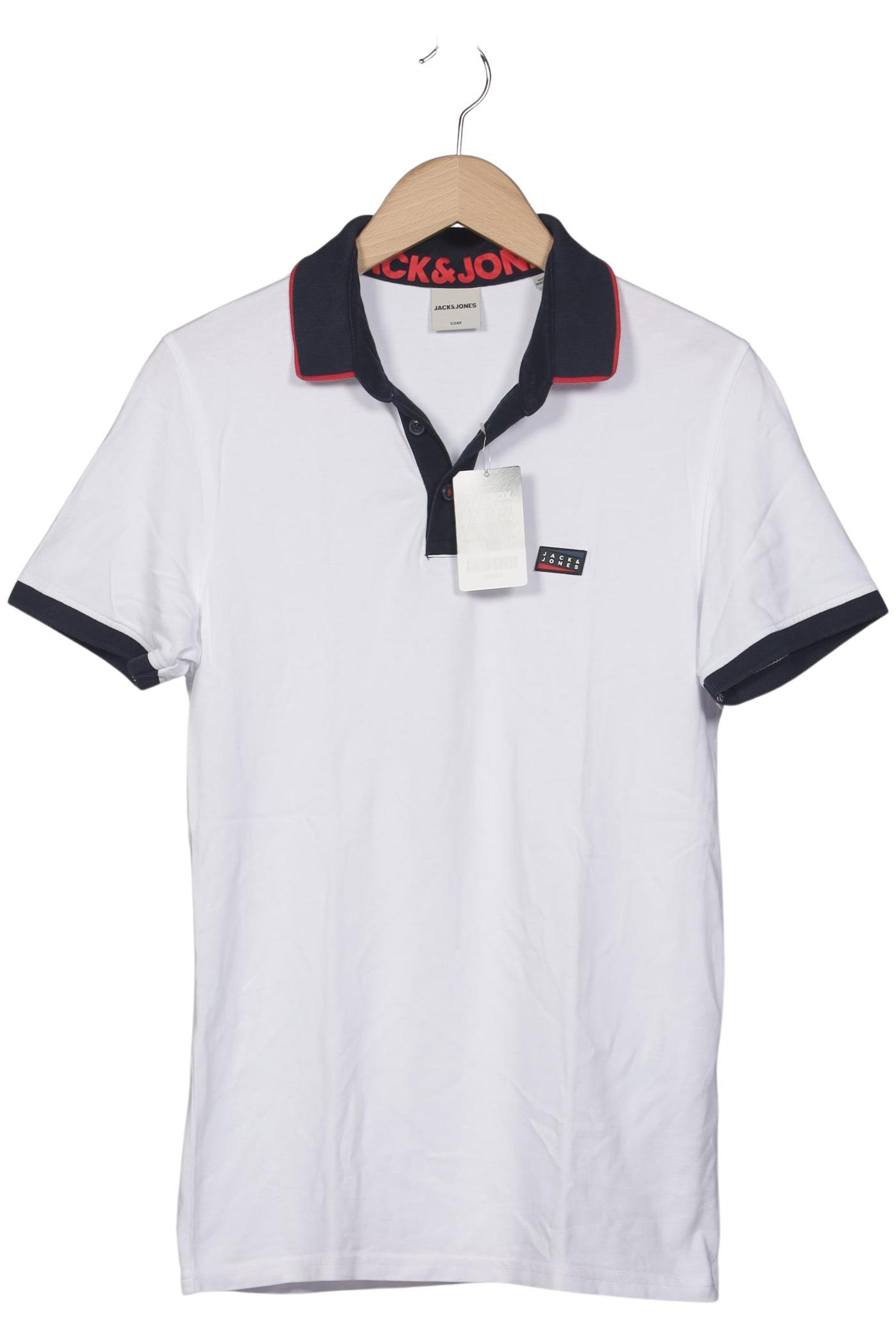 

Jack & Jones Herren Poloshirt, weiß, Gr. 48