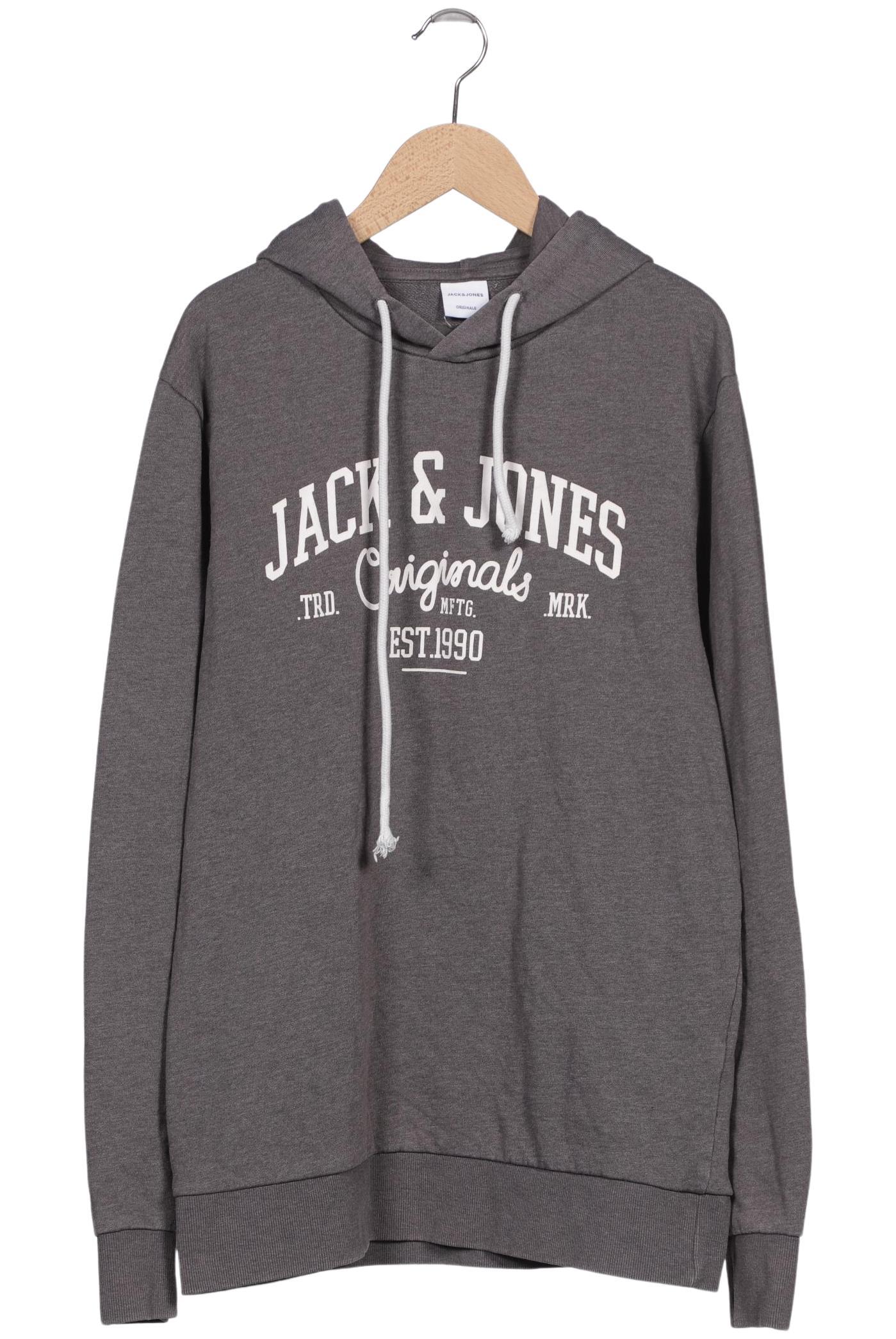 

Jack & Jones Herren Kapuzenpullover, grau, Gr. 52