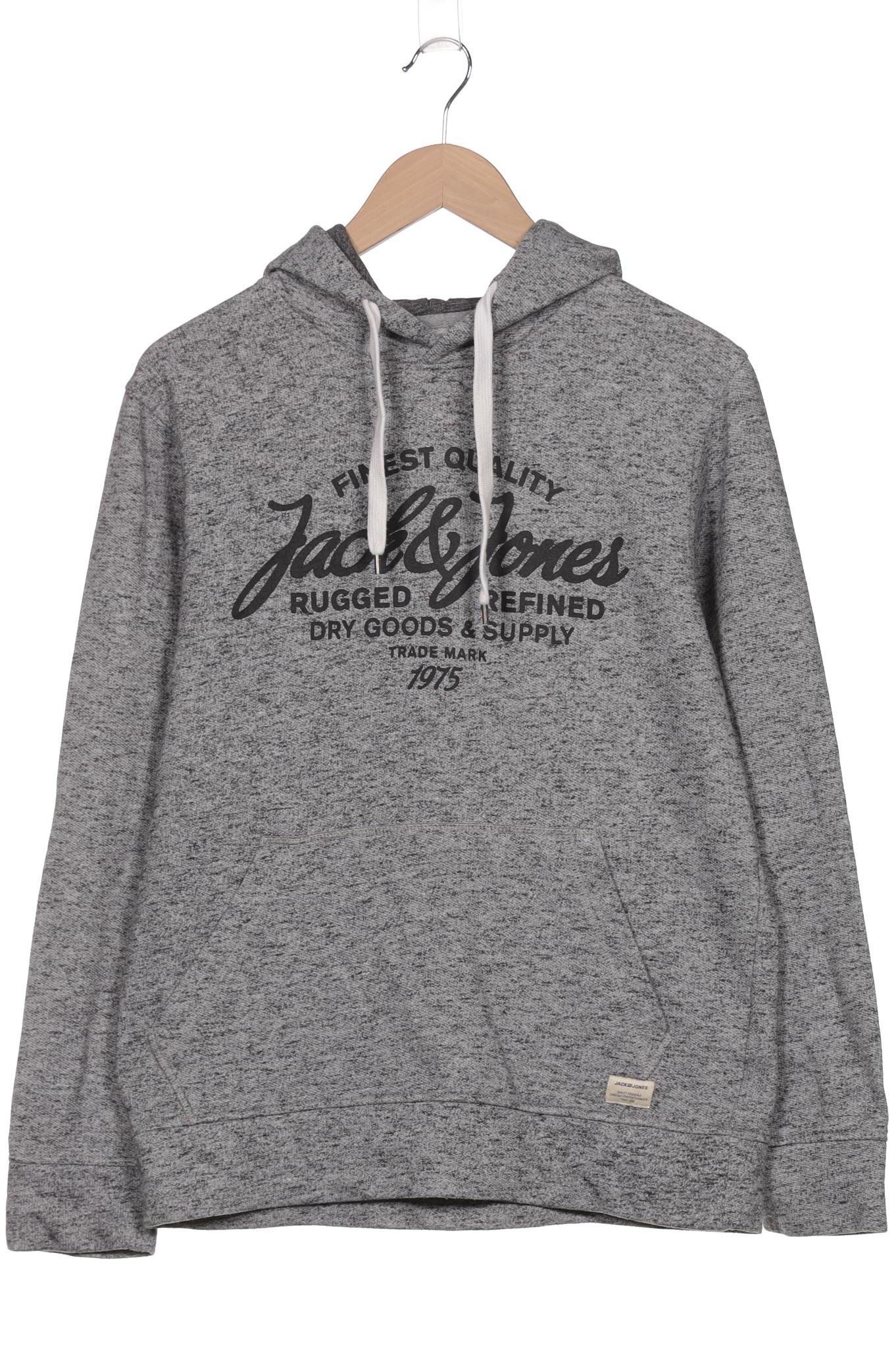 

Jack & Jones Herren Kapuzenpullover, grau, Gr. 46