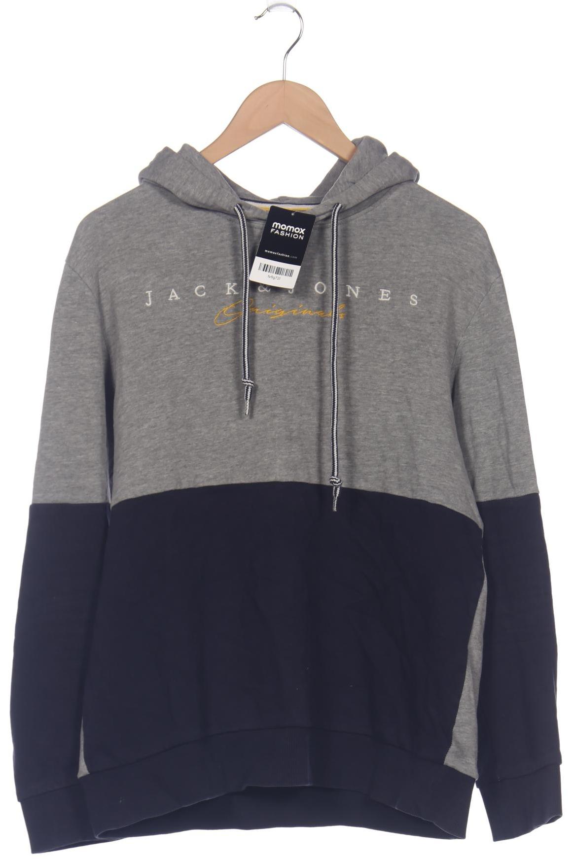 

Jack & Jones Herren Kapuzenpullover, grau, Gr. 52