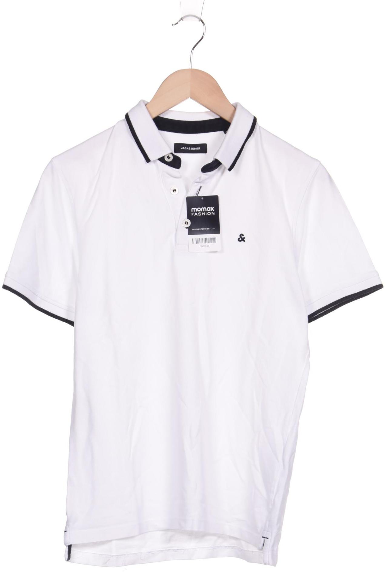 

Jack & Jones Herren Poloshirt, weiß, Gr. 46