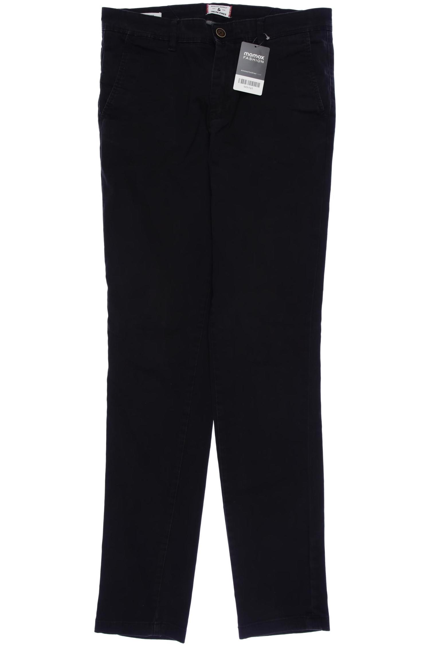 

Jack & Jones Herren Stoffhose, schwarz, Gr. 30