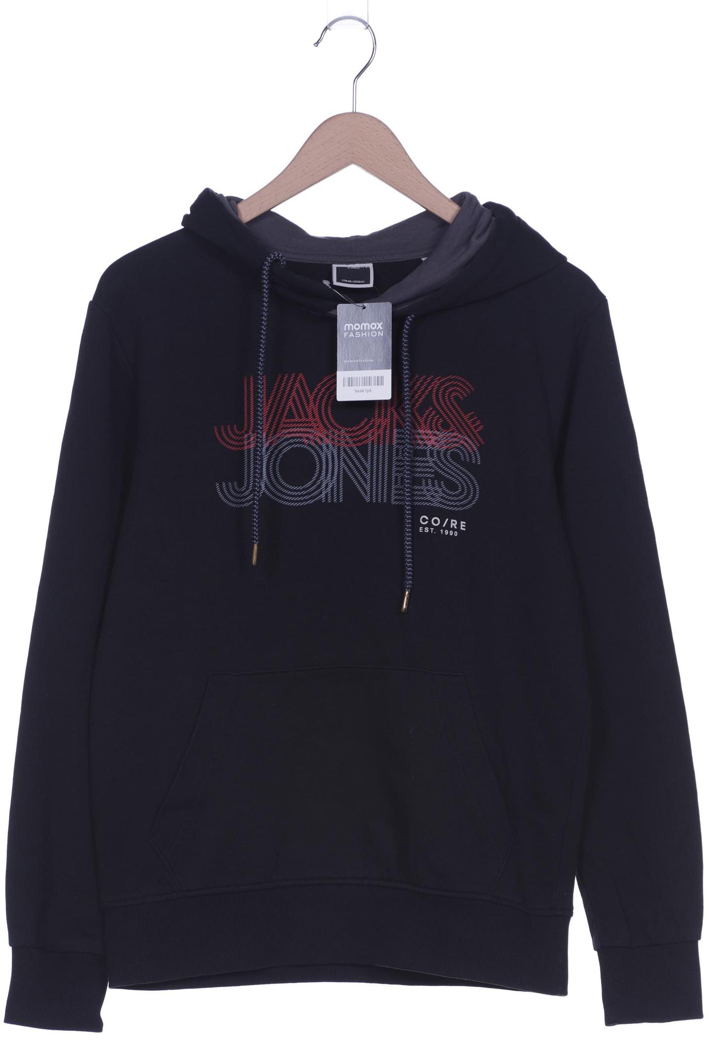 

Jack & Jones Herren Kapuzenpullover, schwarz, Gr. 46