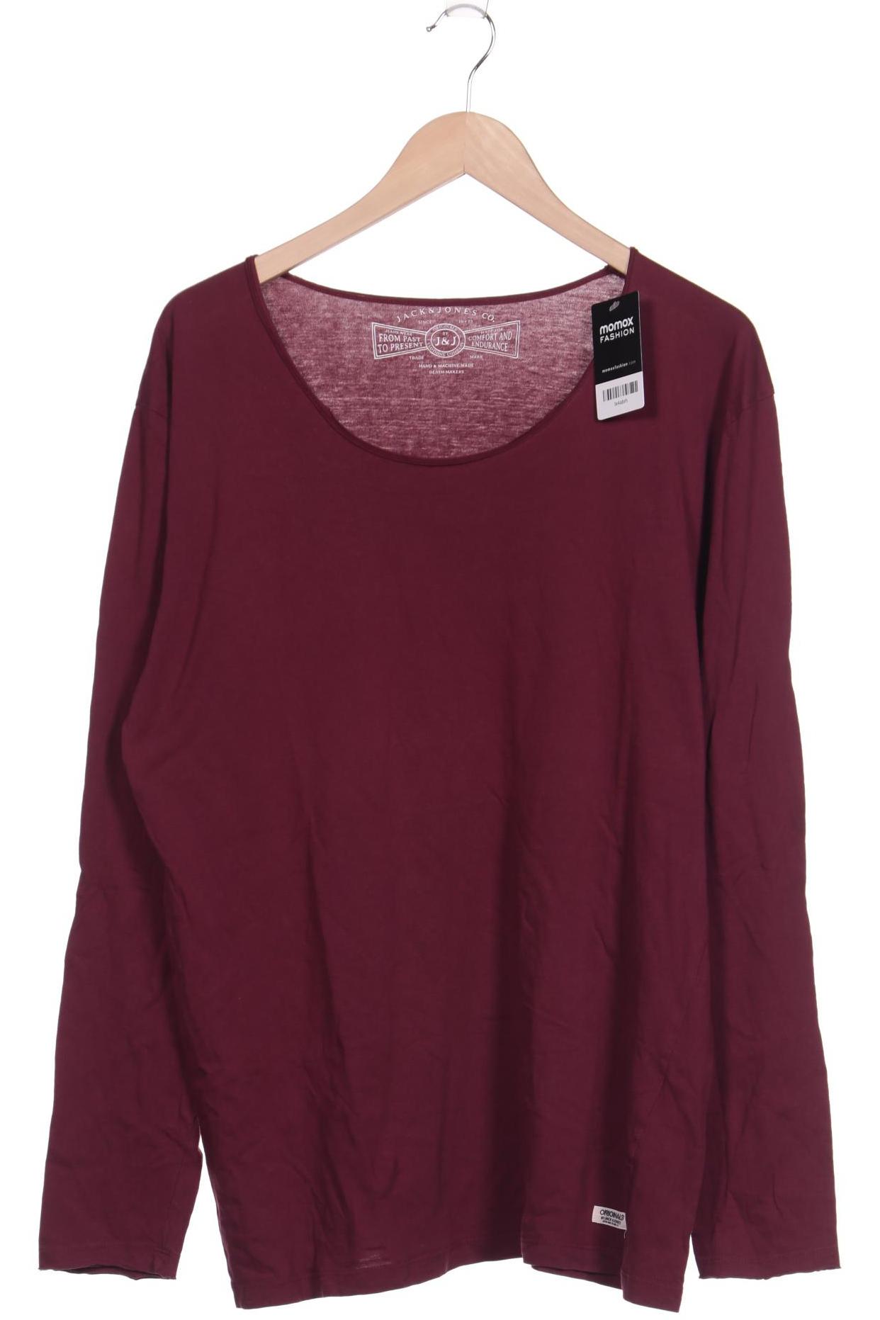 

JACK & JONES Herren Langarmshirt, bordeaux