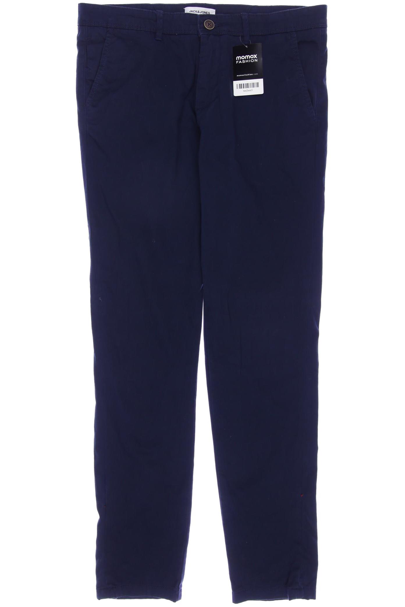 

Jack & Jones Herren Stoffhose, marineblau