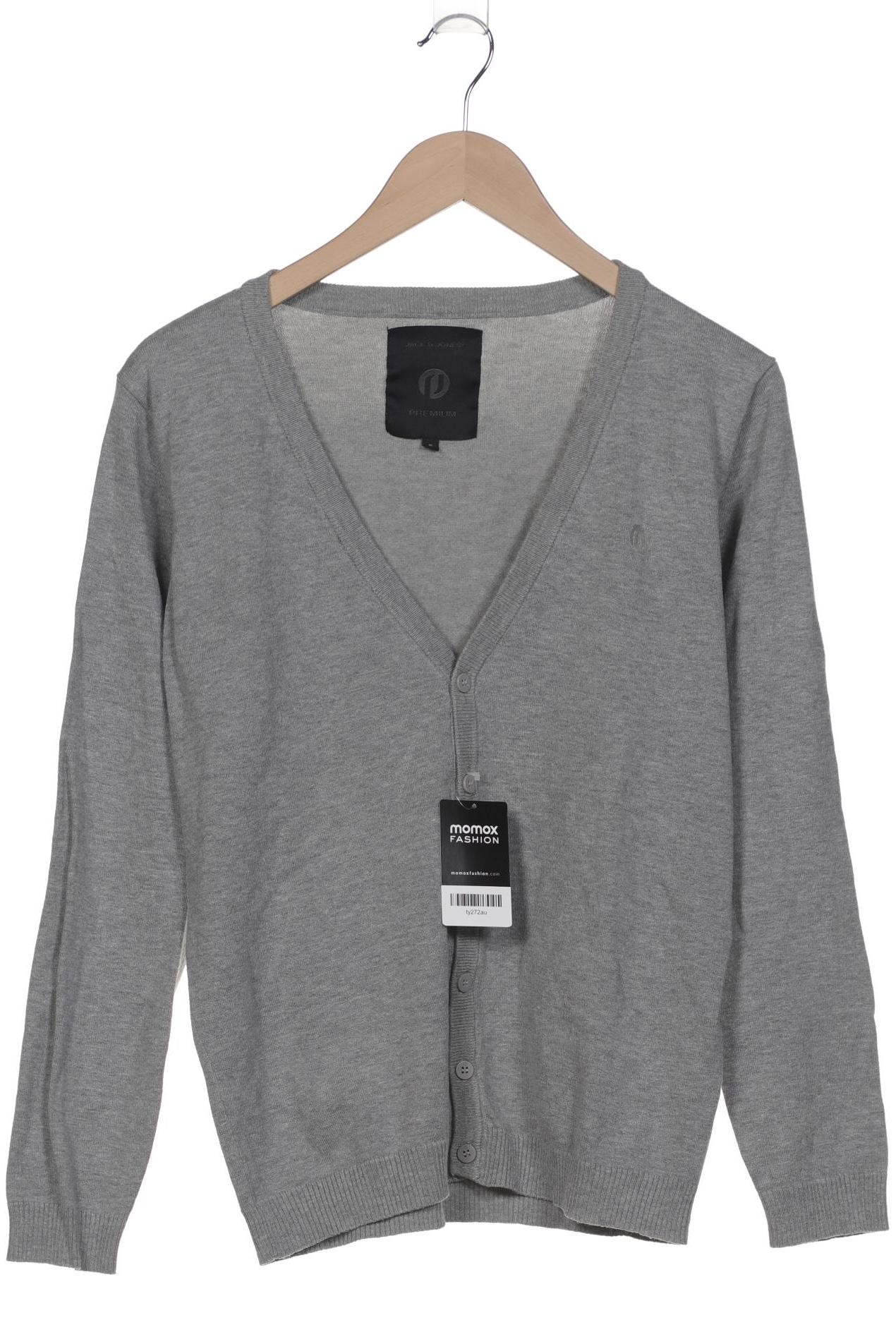 

Jack & Jones Herren Strickjacke, grau, Gr. 46