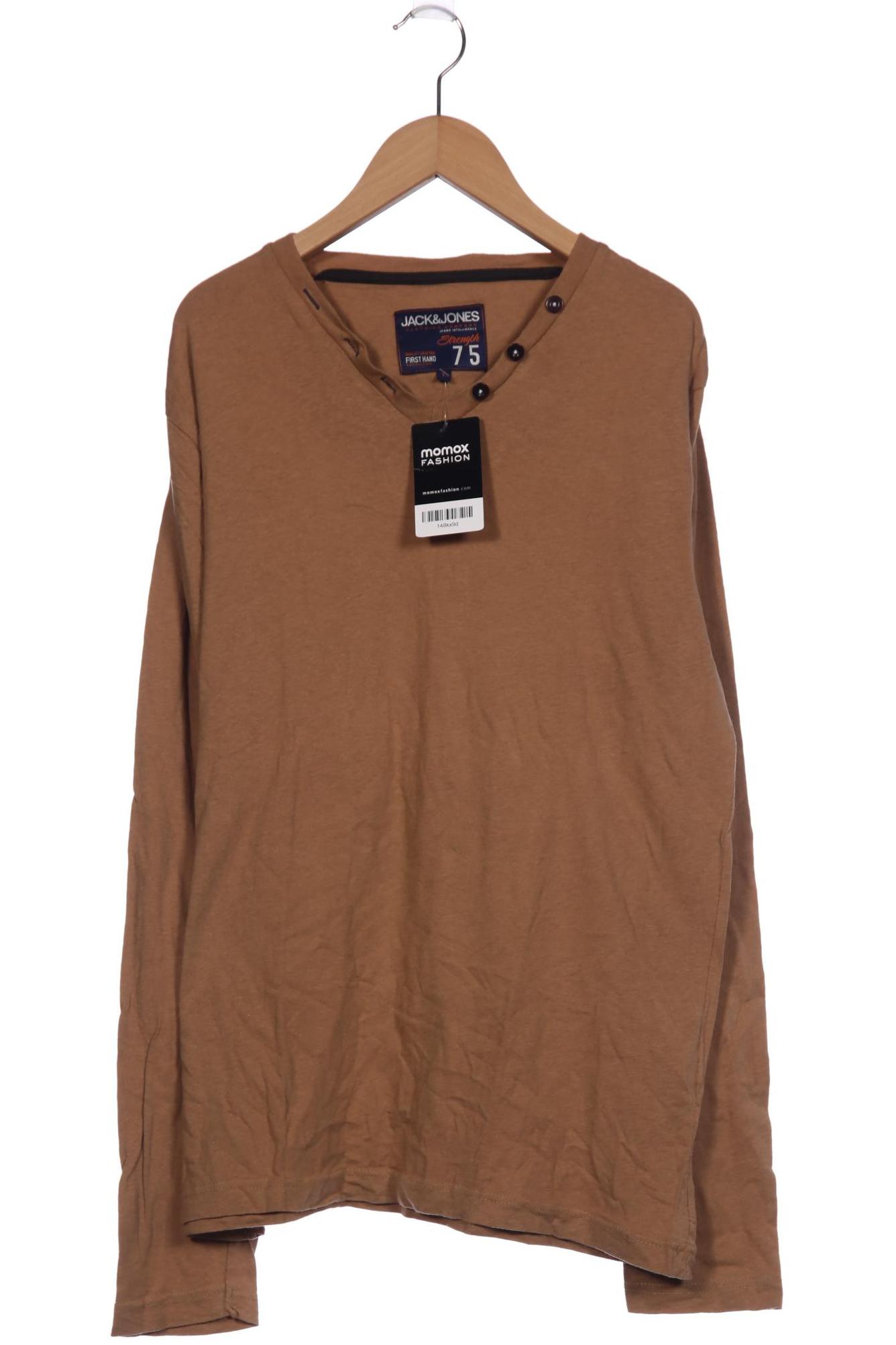

Jack & Jones Herren Langarmshirt, beige