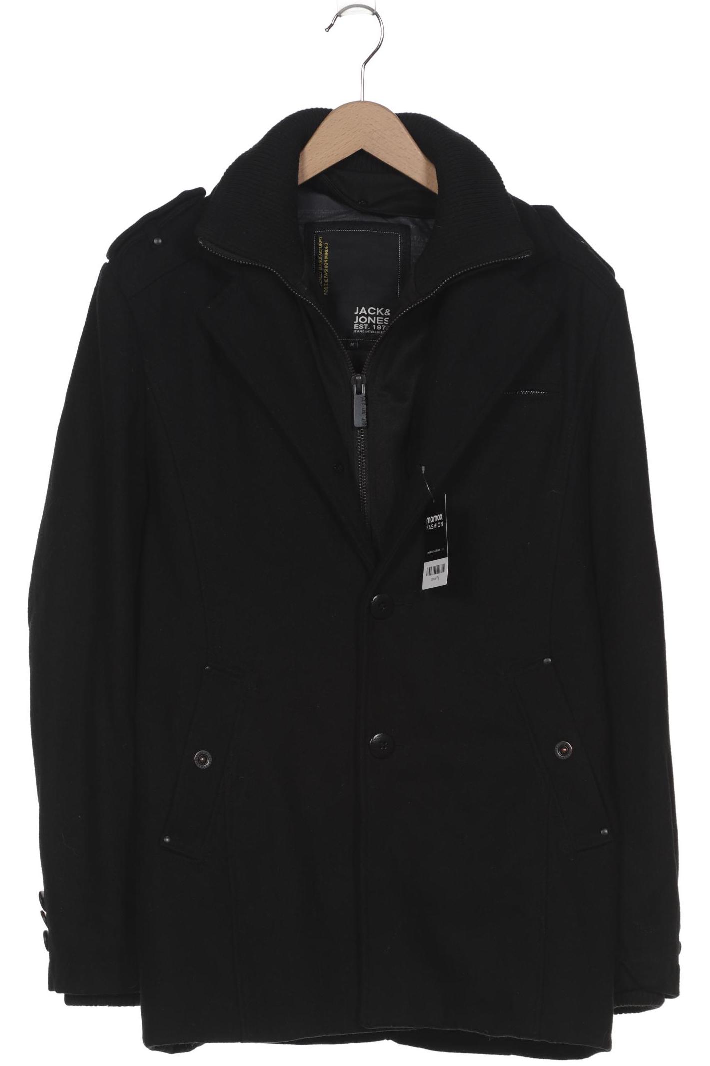 

Jack & Jones Herren Mantel, schwarz, Gr. 48