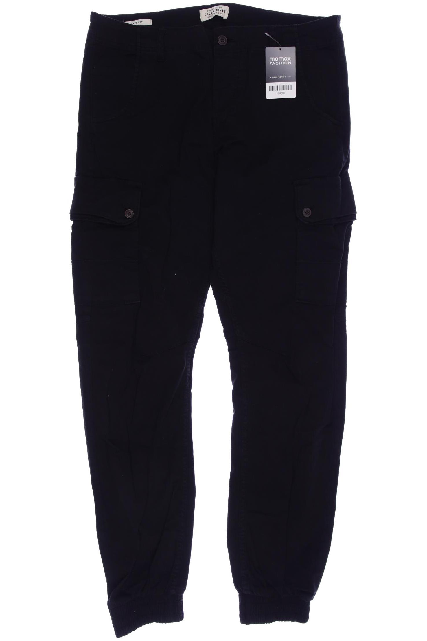 

JACK & JONES Herren Stoffhose, schwarz