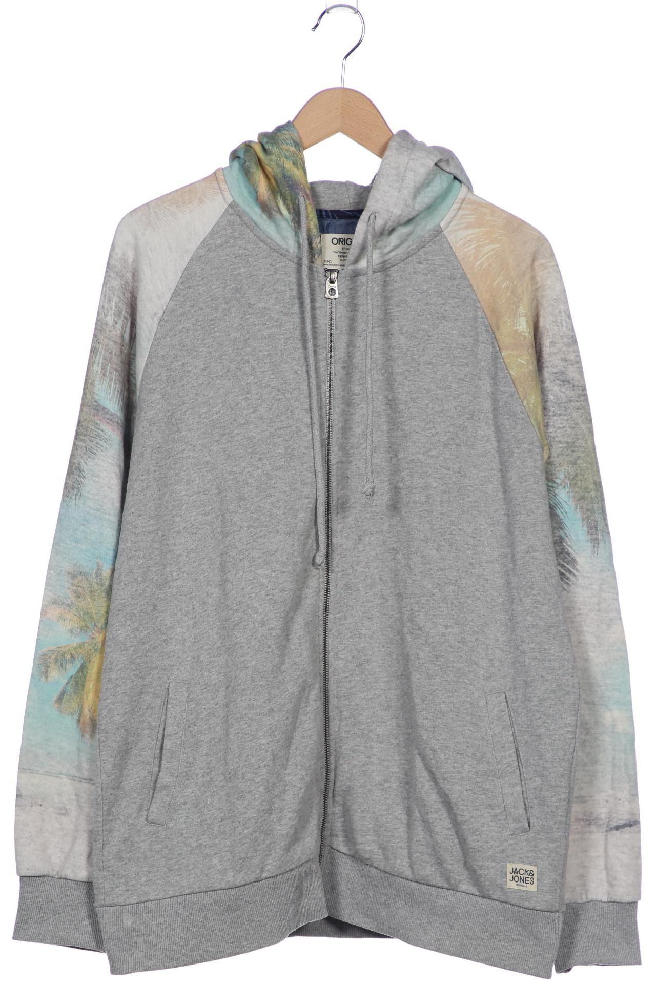 

Jack & Jones Herren Kapuzenpullover, grau, Gr. 56