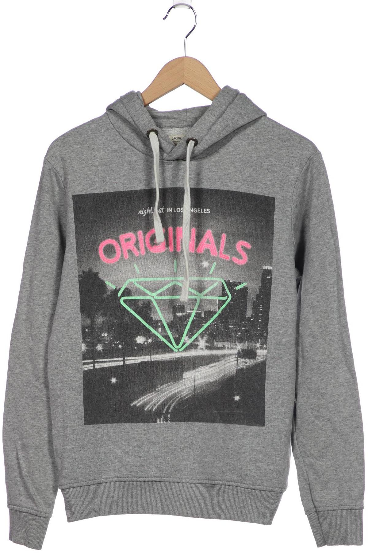 

JACK & JONES Herren Kapuzenpullover, grau