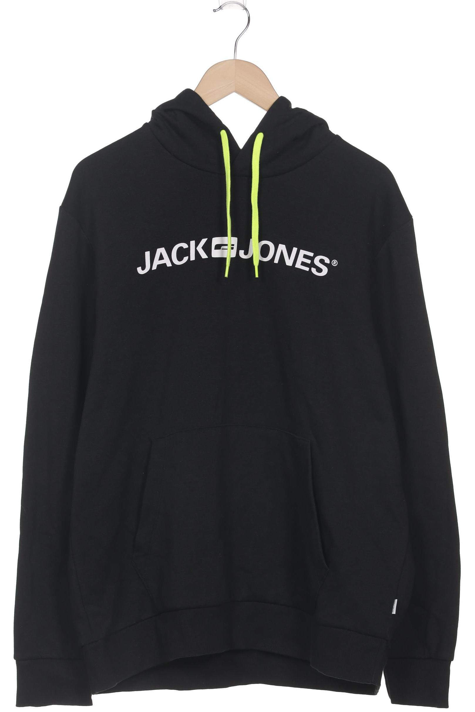 

Jack & Jones Herren Kapuzenpullover, schwarz, Gr. 56