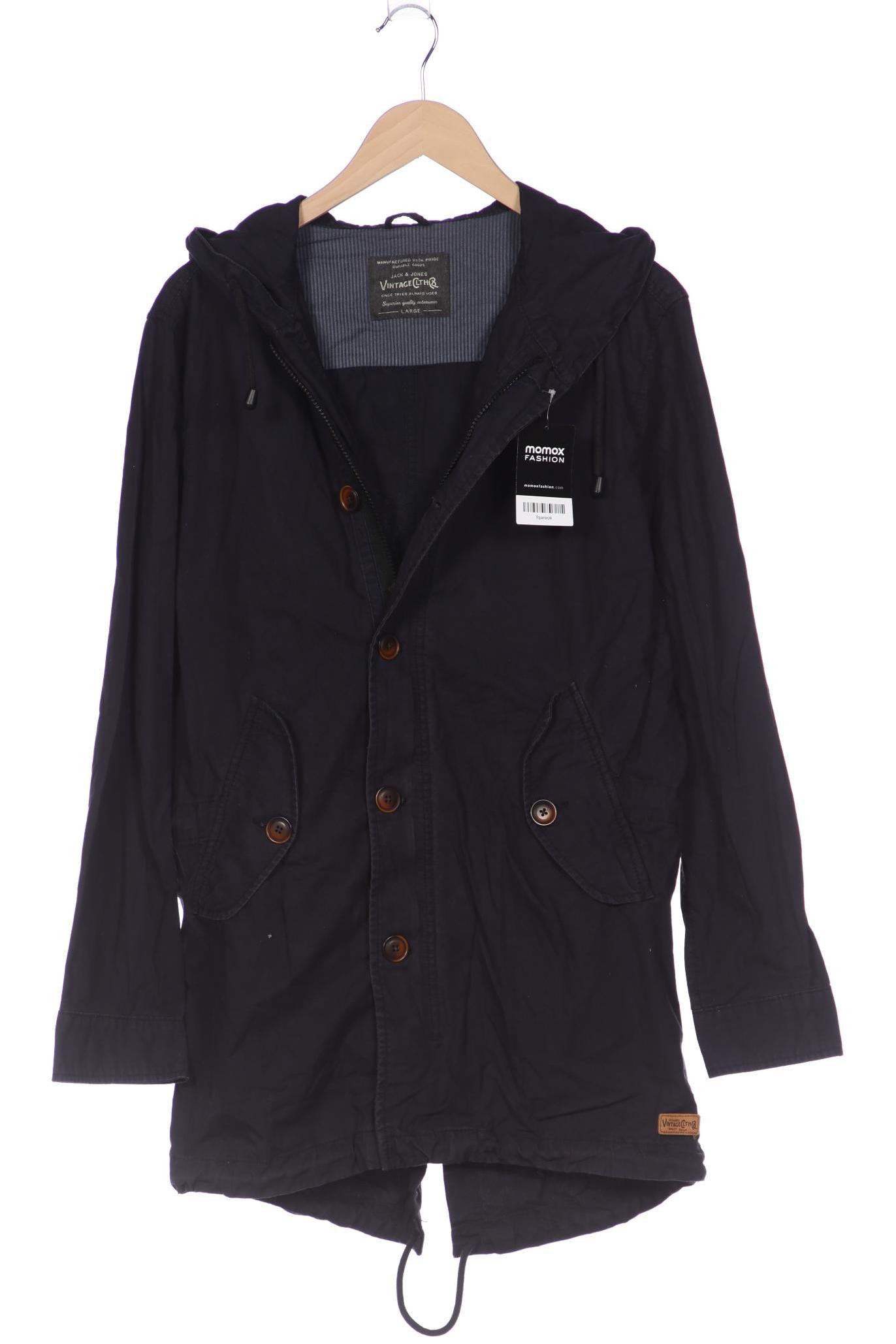 

Jack & Jones Herren Mantel, marineblau, Gr. 52