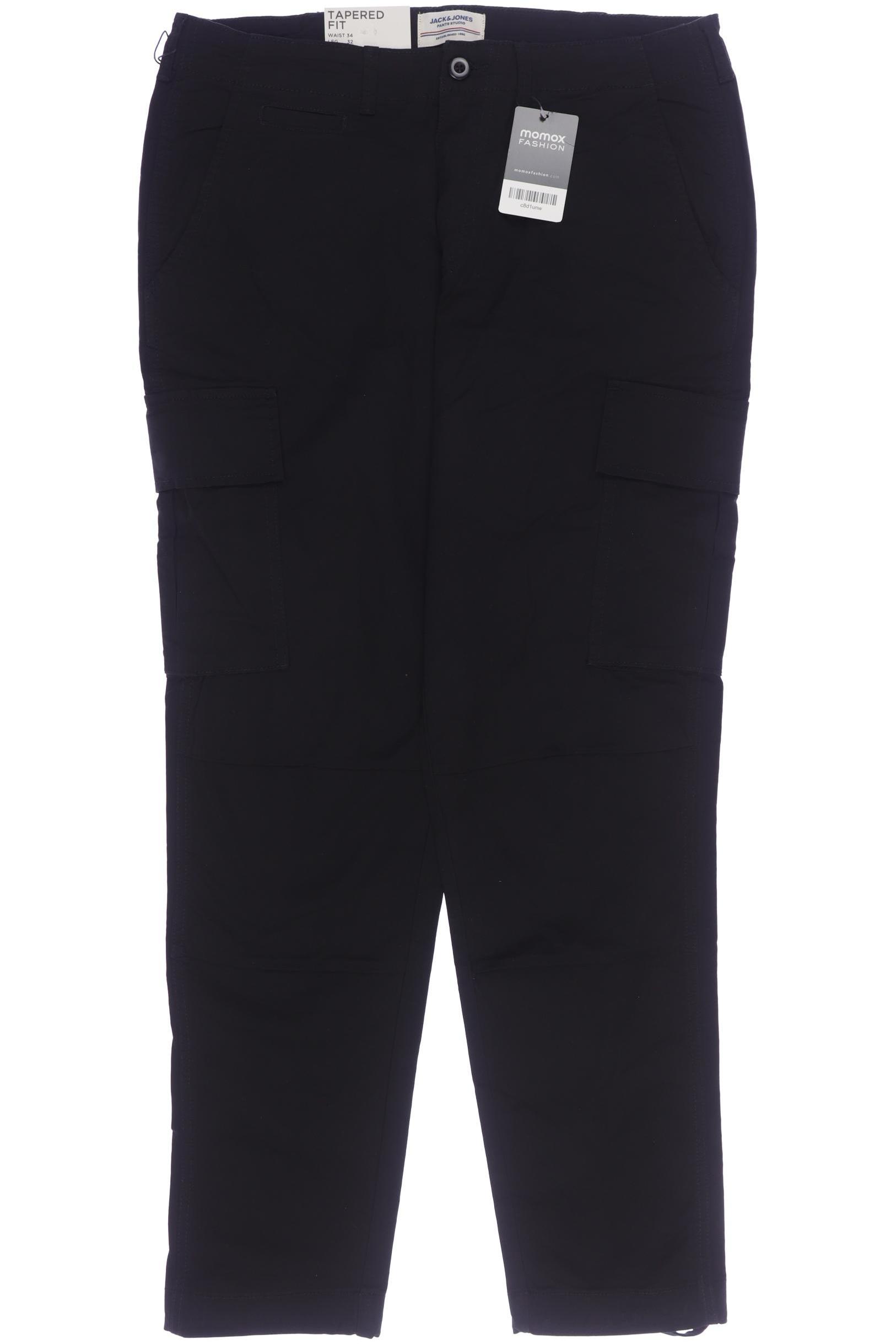 

Jack & Jones Herren Stoffhose, schwarz, Gr. 34