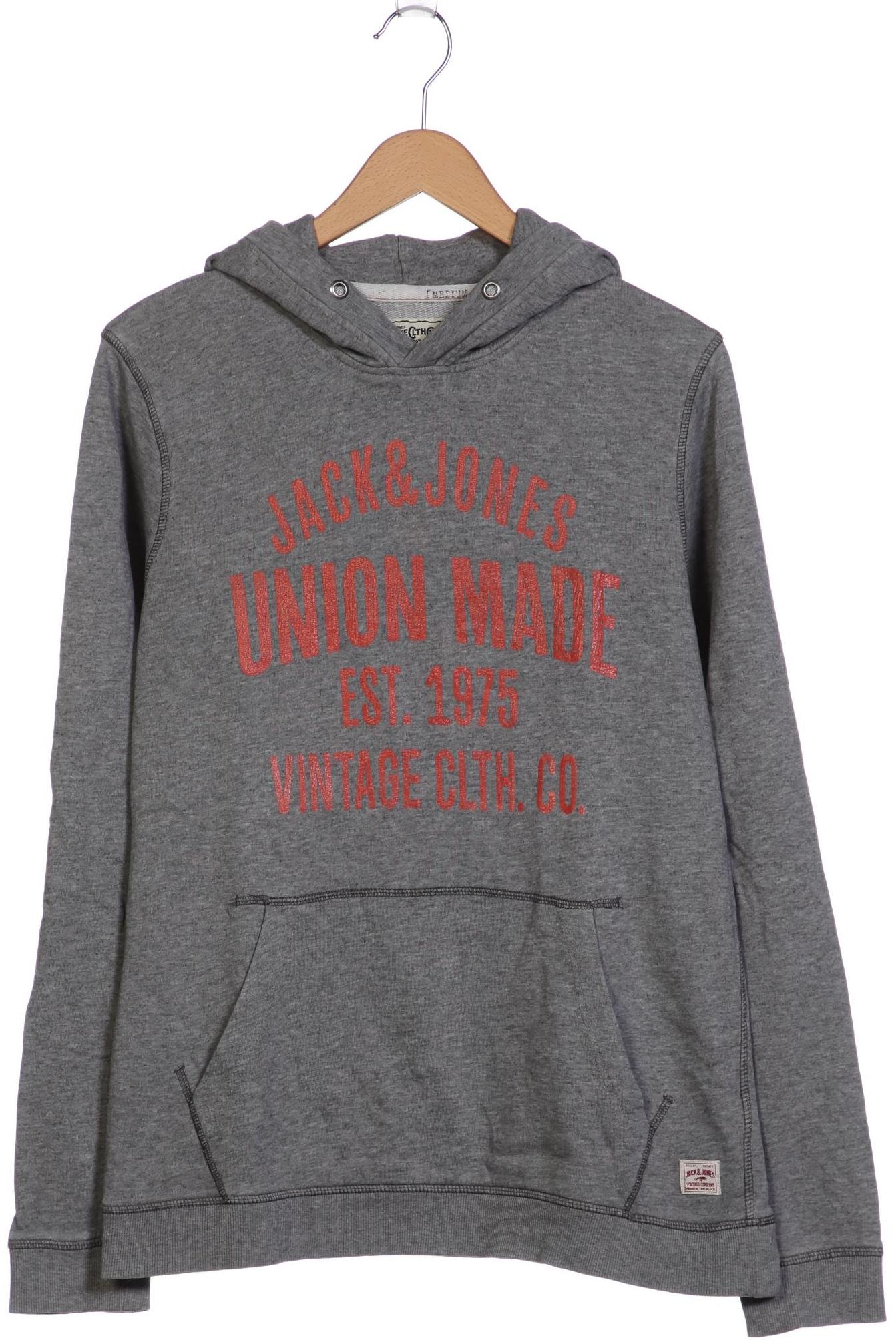 

Jack & Jones Herren Kapuzenpullover, grau, Gr. 48