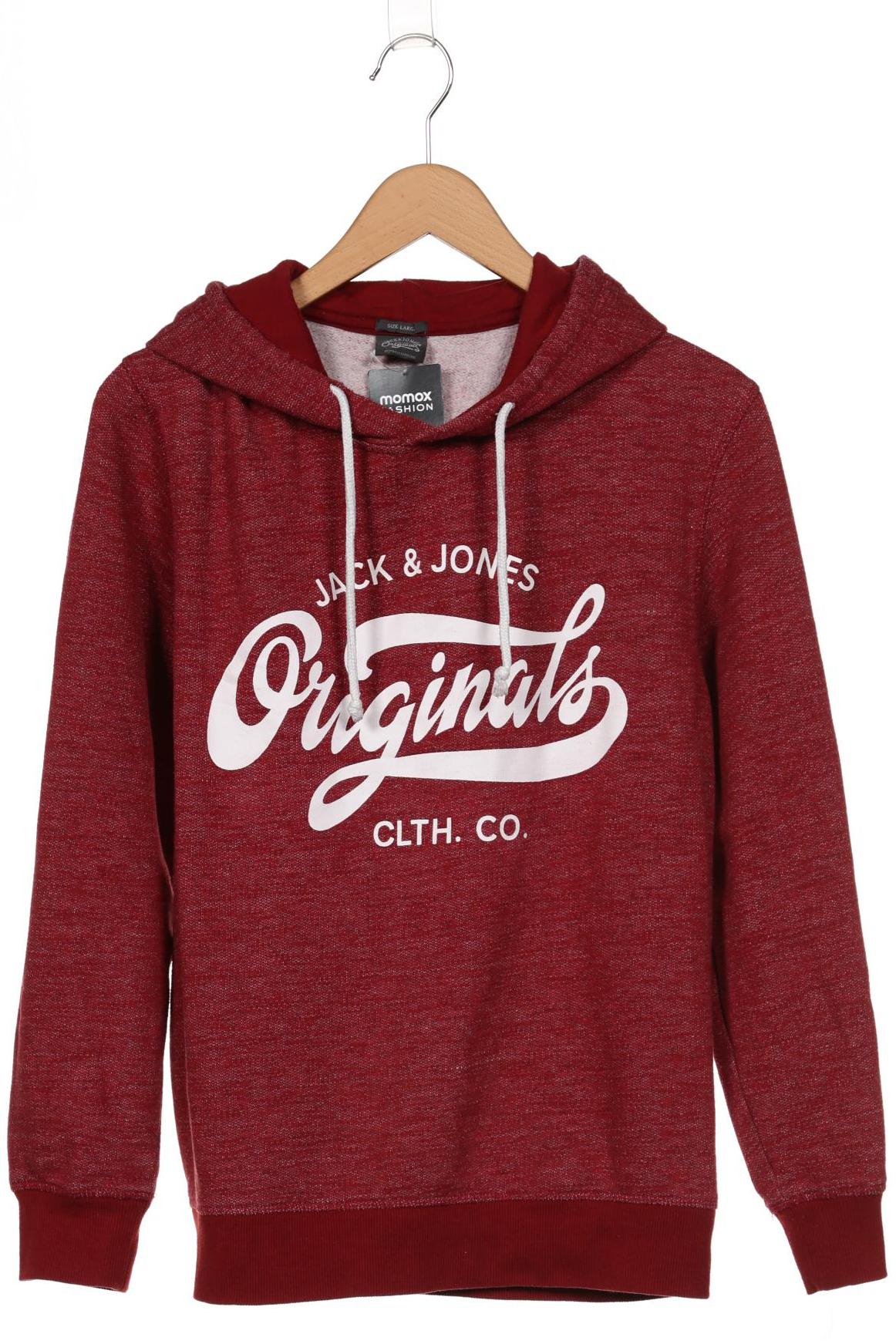 

JACK & JONES Herren Kapuzenpullover, bordeaux
