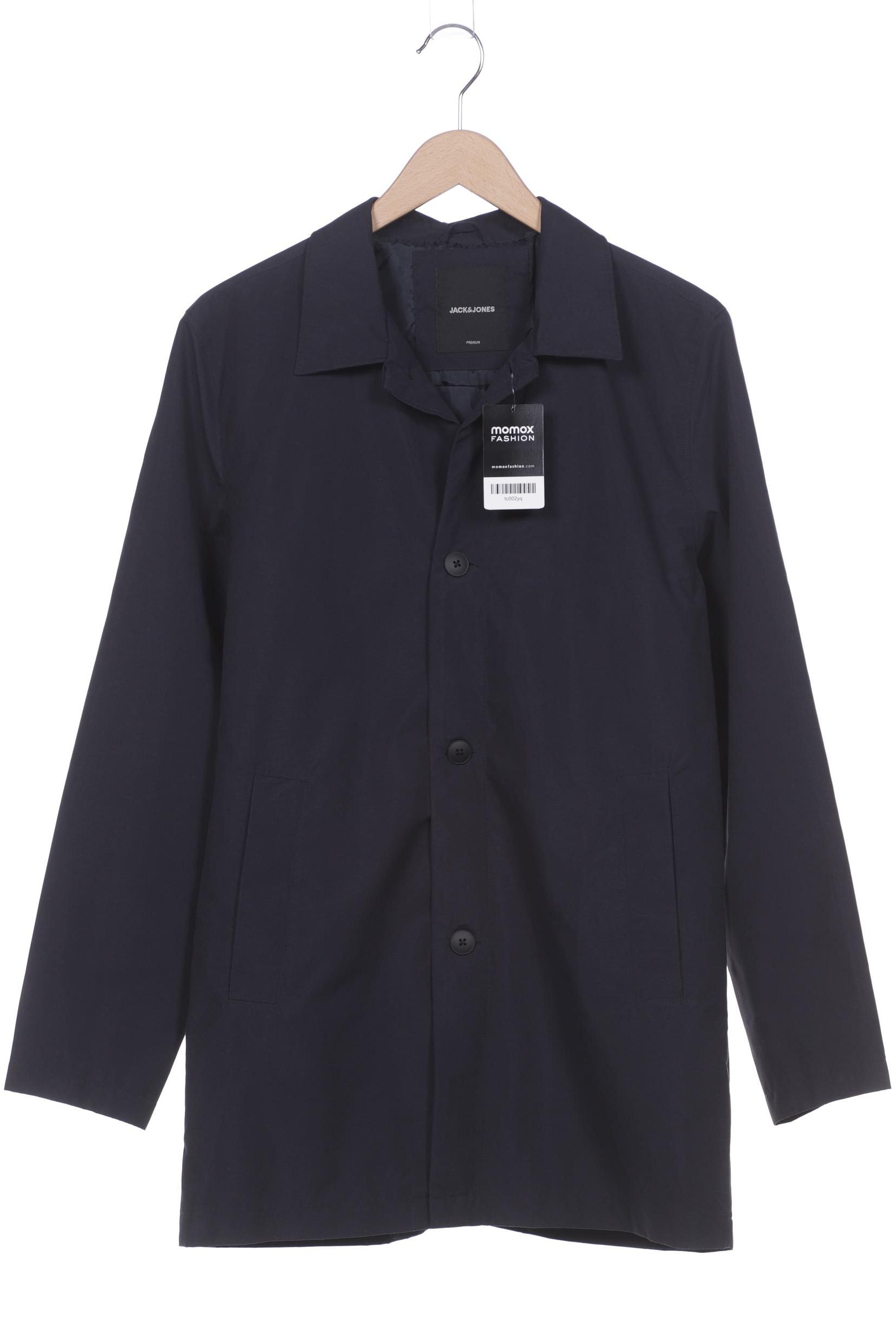 

Jack & Jones Herren Mantel, marineblau, Gr. 52