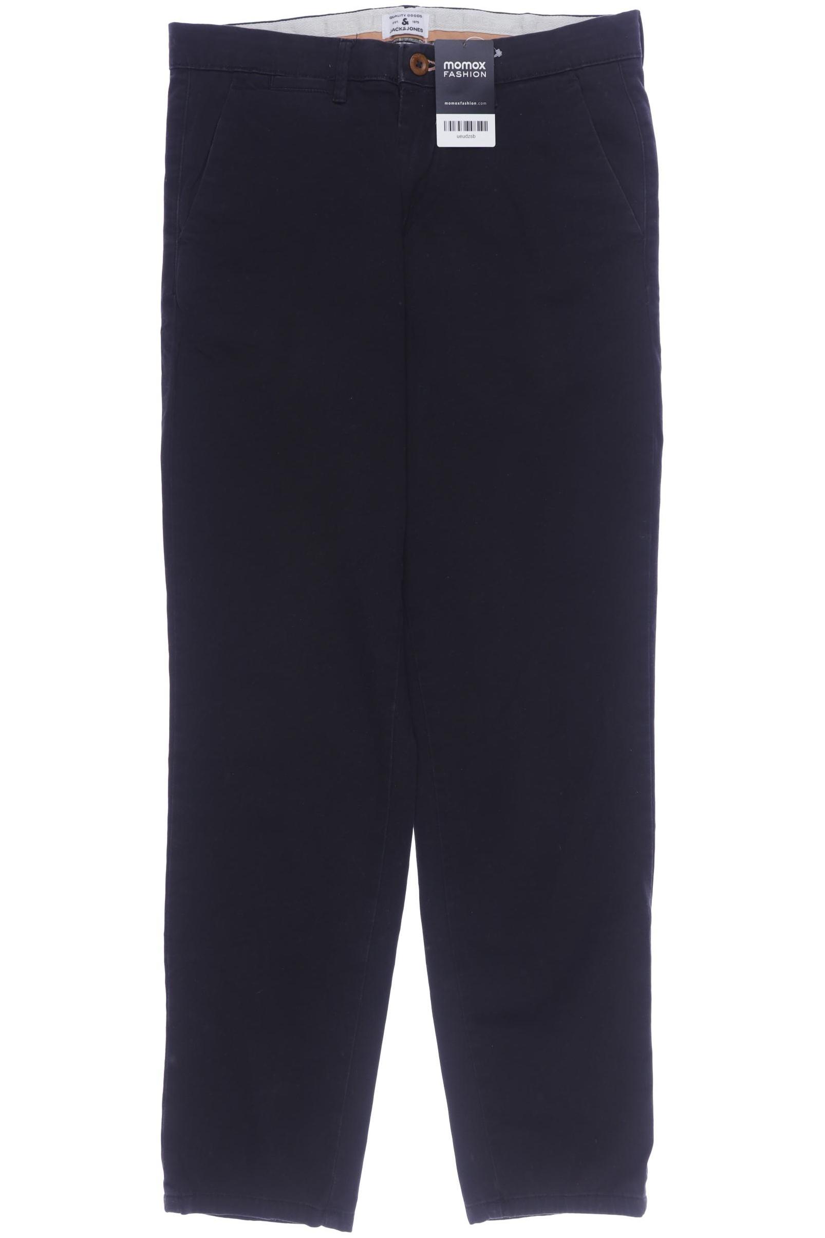 

Jack & Jones Herren Stoffhose, schwarz, Gr. 30