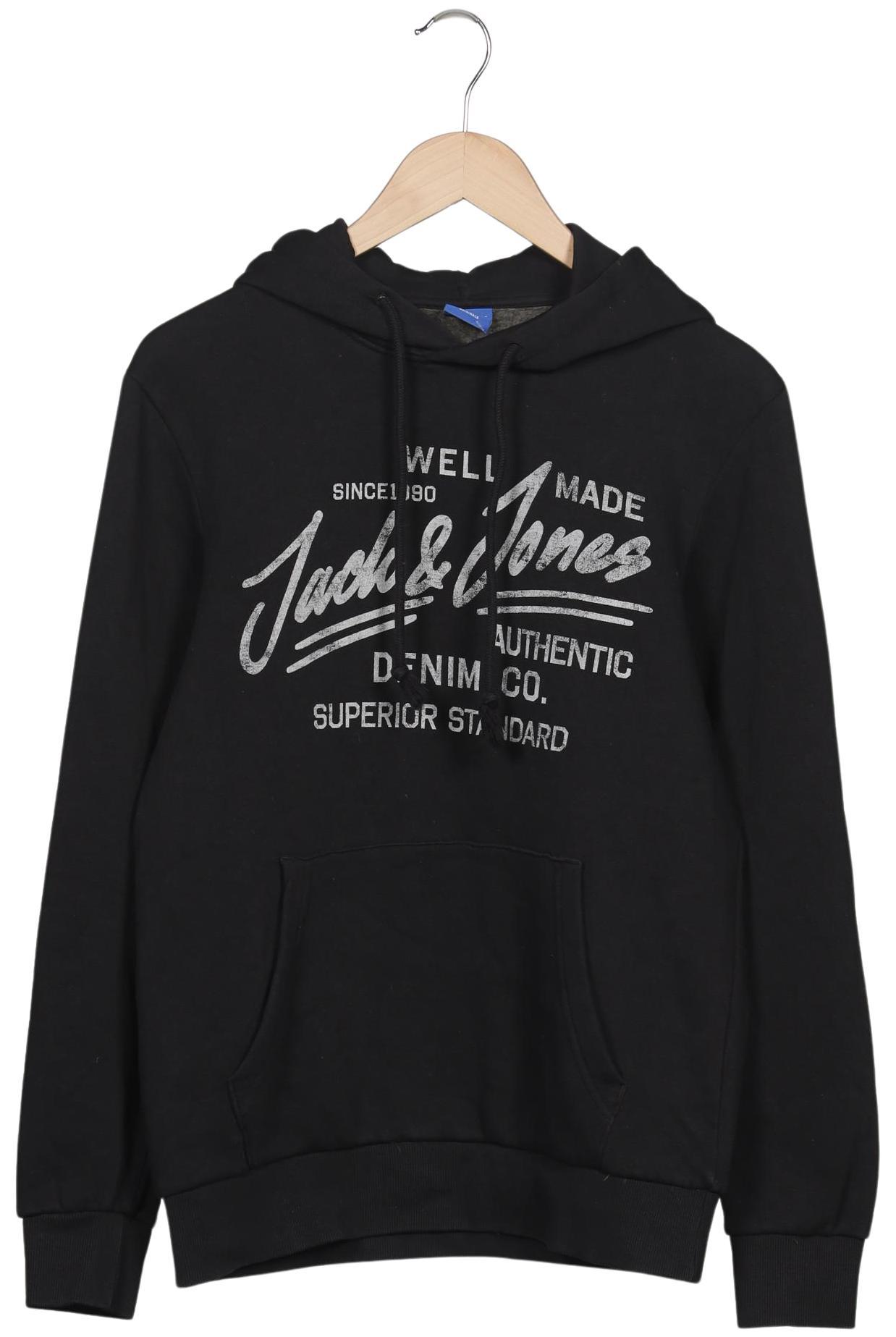 

Jack & Jones Herren Kapuzenpullover, schwarz, Gr. 46