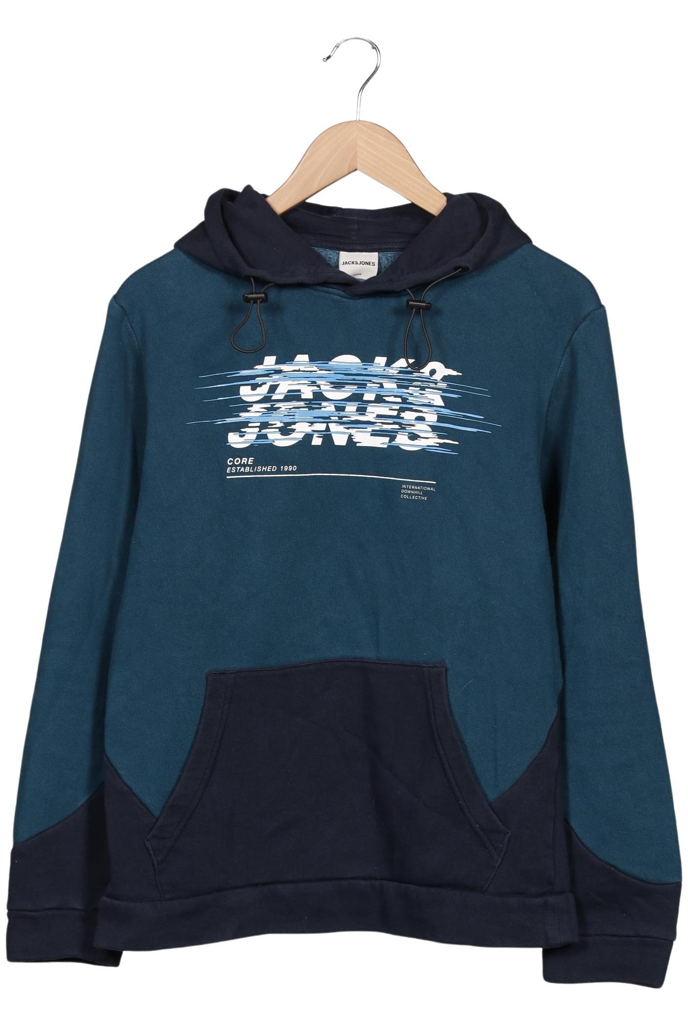 

Jack & Jones Herren Kapuzenpullover, blau, Gr. 46
