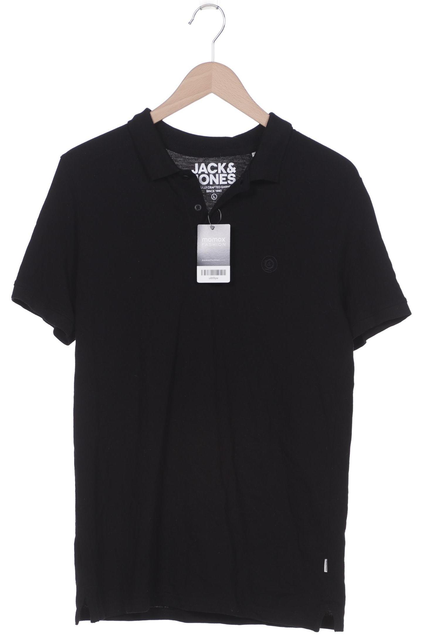 

JACK & JONES Herren Poloshirt, schwarz