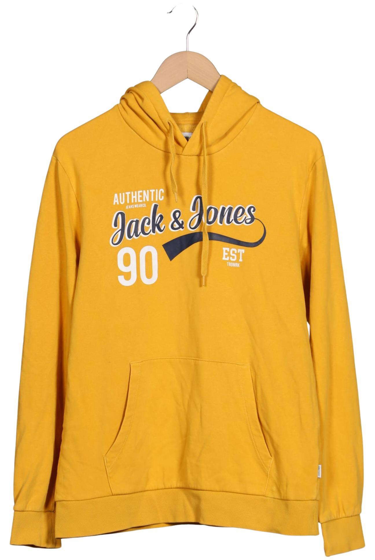 

Jack & Jones Herren Kapuzenpullover, gelb, Gr. 48