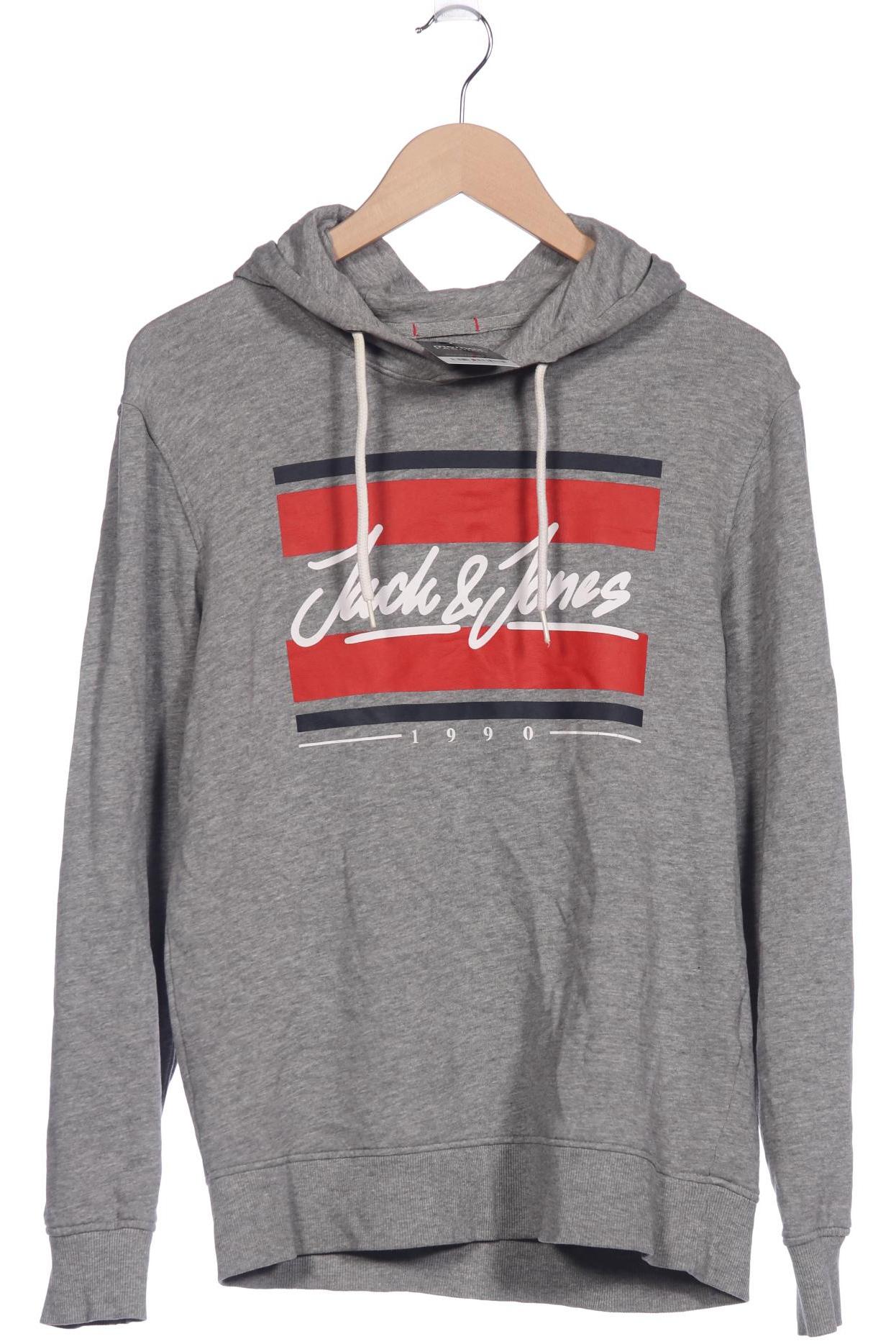 

Jack & Jones Herren Kapuzenpullover, grau, Gr. 48