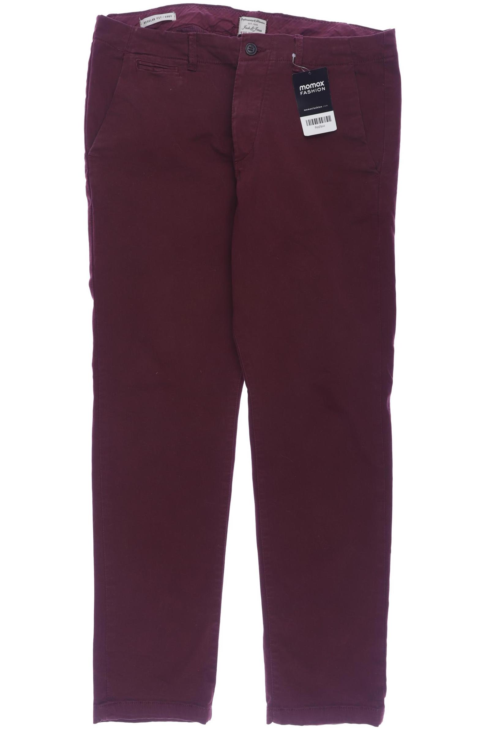 

Jack & Jones Herren Stoffhose, bordeaux, Gr. 32