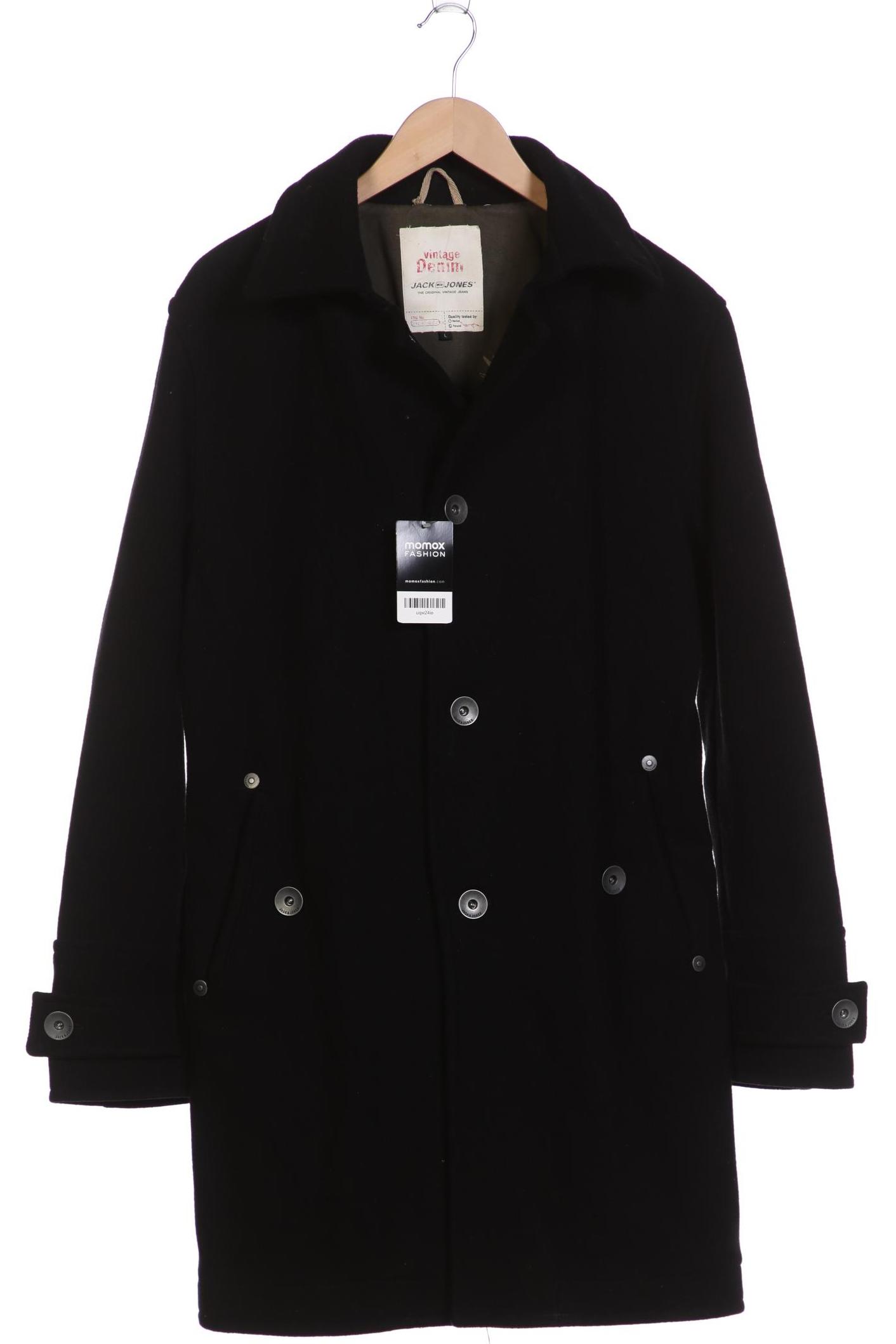 

Jack & Jones Herren Mantel, schwarz