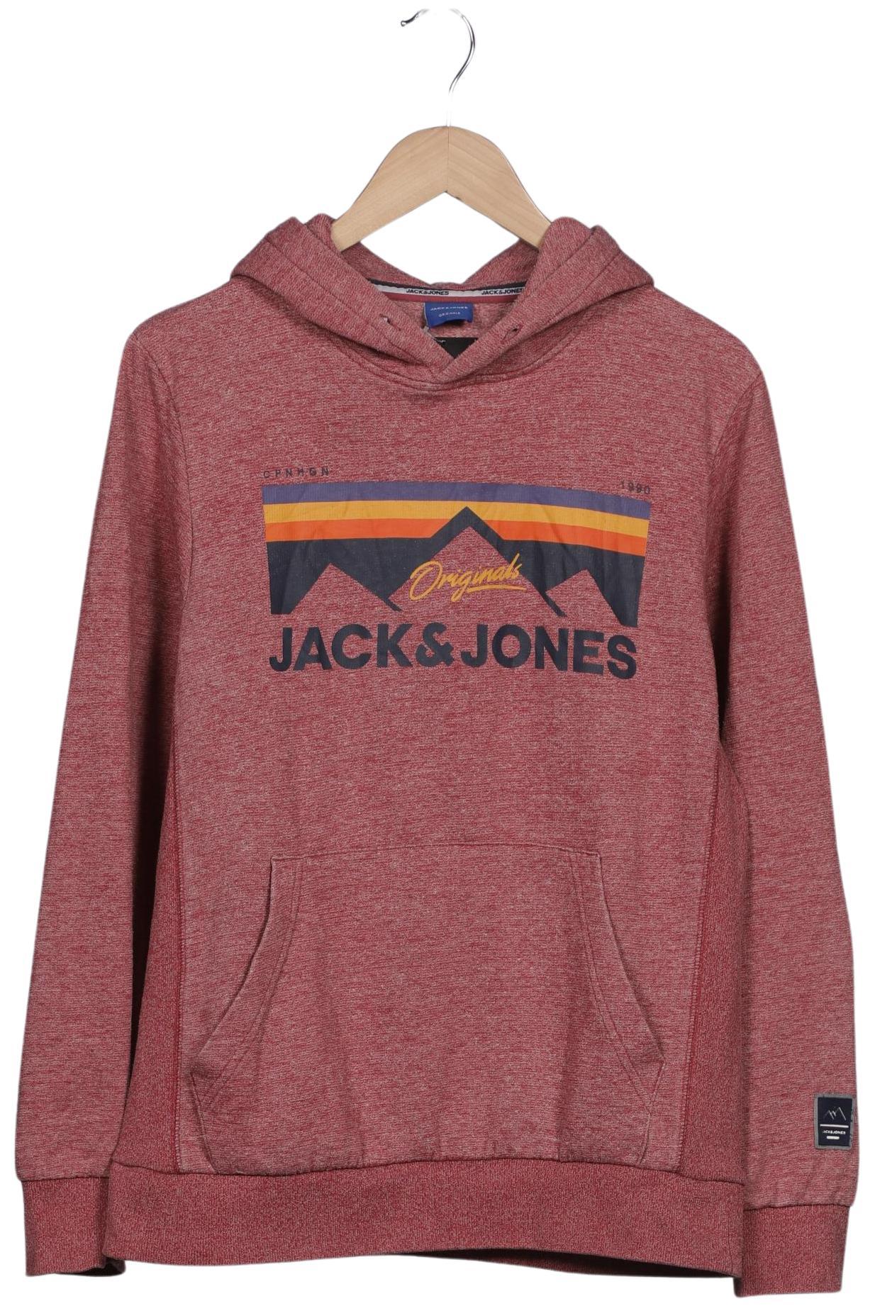 

Jack & Jones Herren Kapuzenpullover, rot, Gr. 48