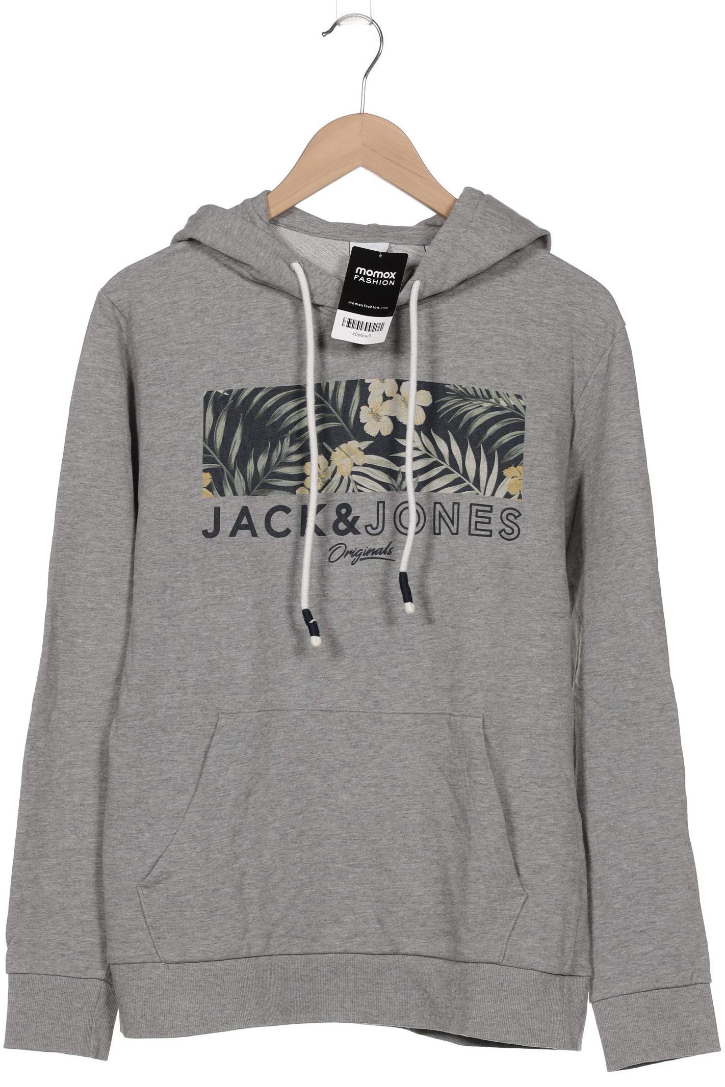 

Jack & Jones Herren Kapuzenpullover, grau, Gr. 52