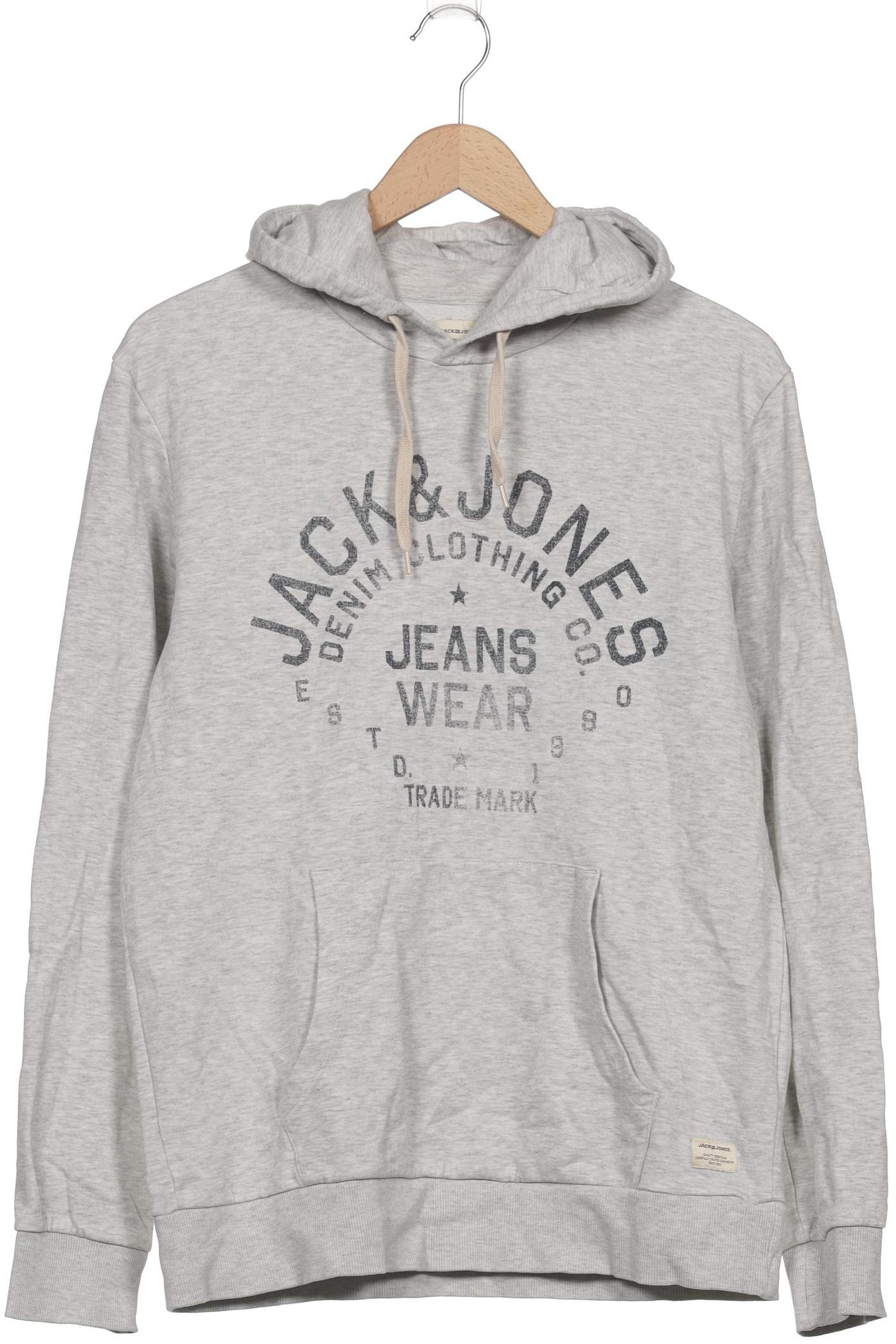 

Jack & Jones Herren Kapuzenpullover, grau, Gr. 52