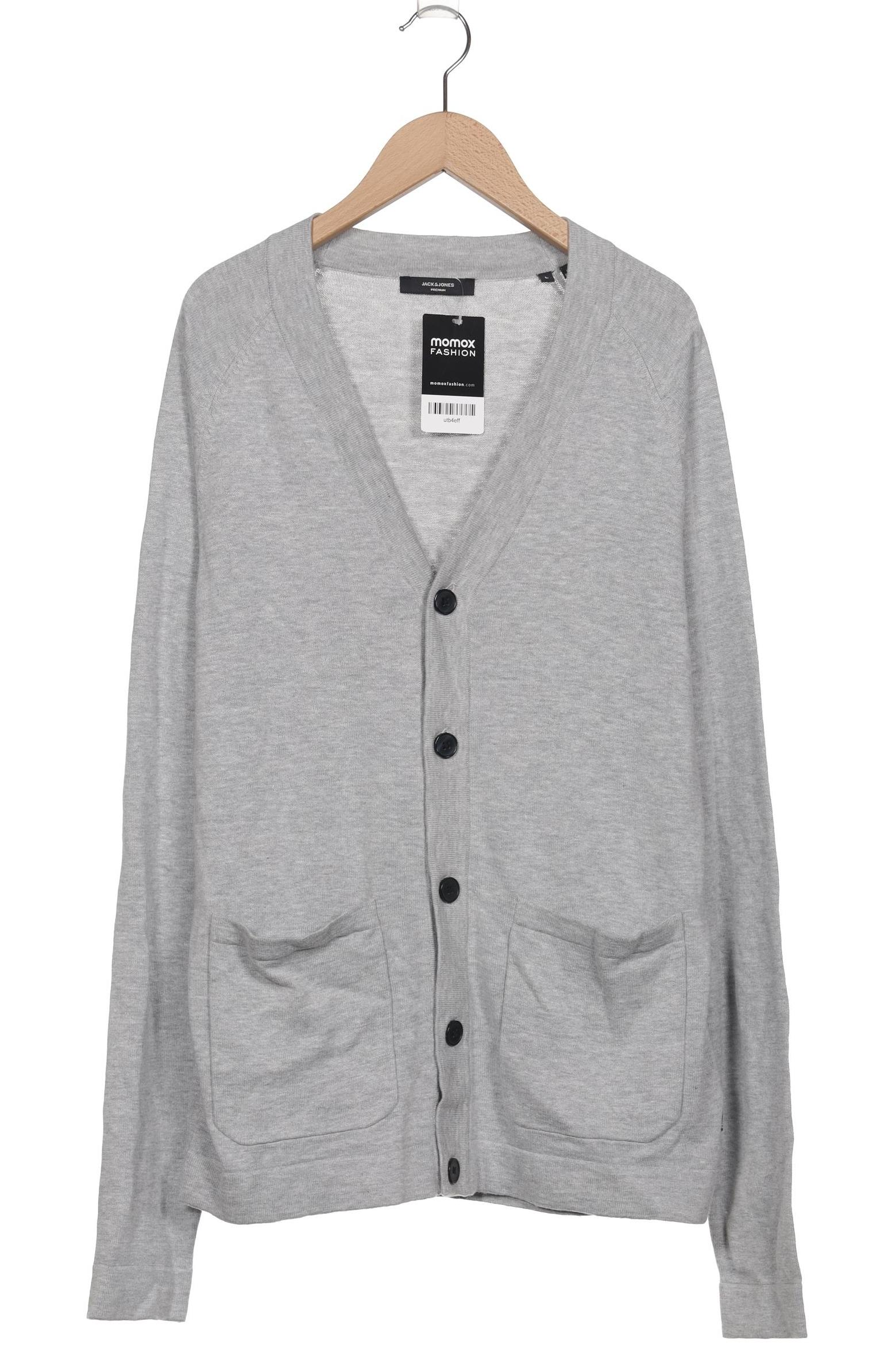 

Jack & Jones Herren Strickjacke, grau, Gr. 52
