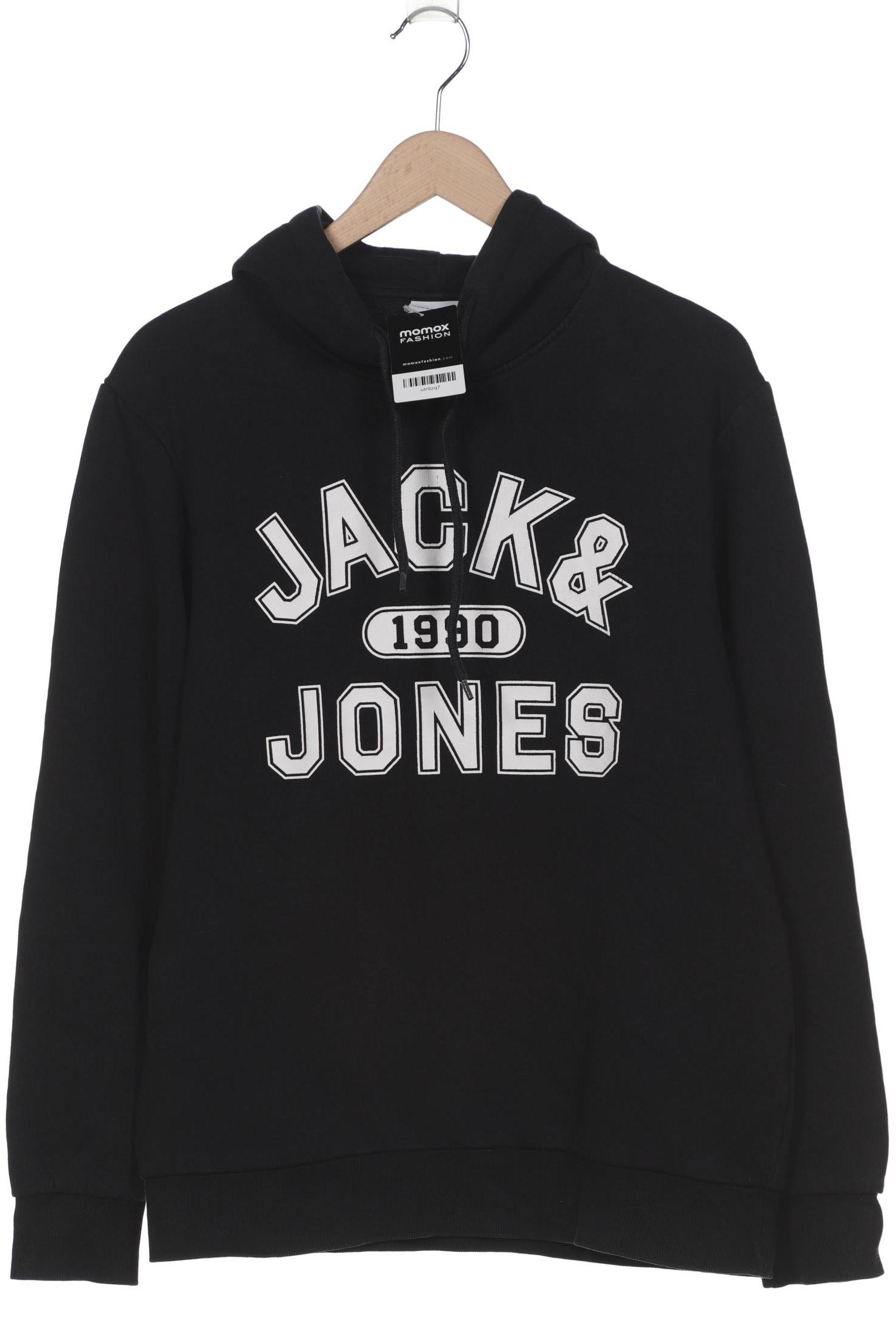 

Jack & Jones Herren Kapuzenpullover, schwarz, Gr. 52